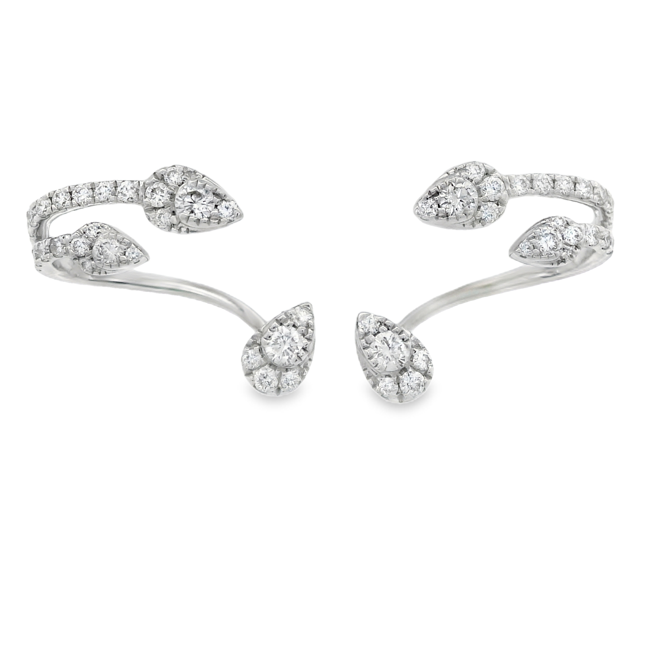 LEAF DIAMOND EARRINGS