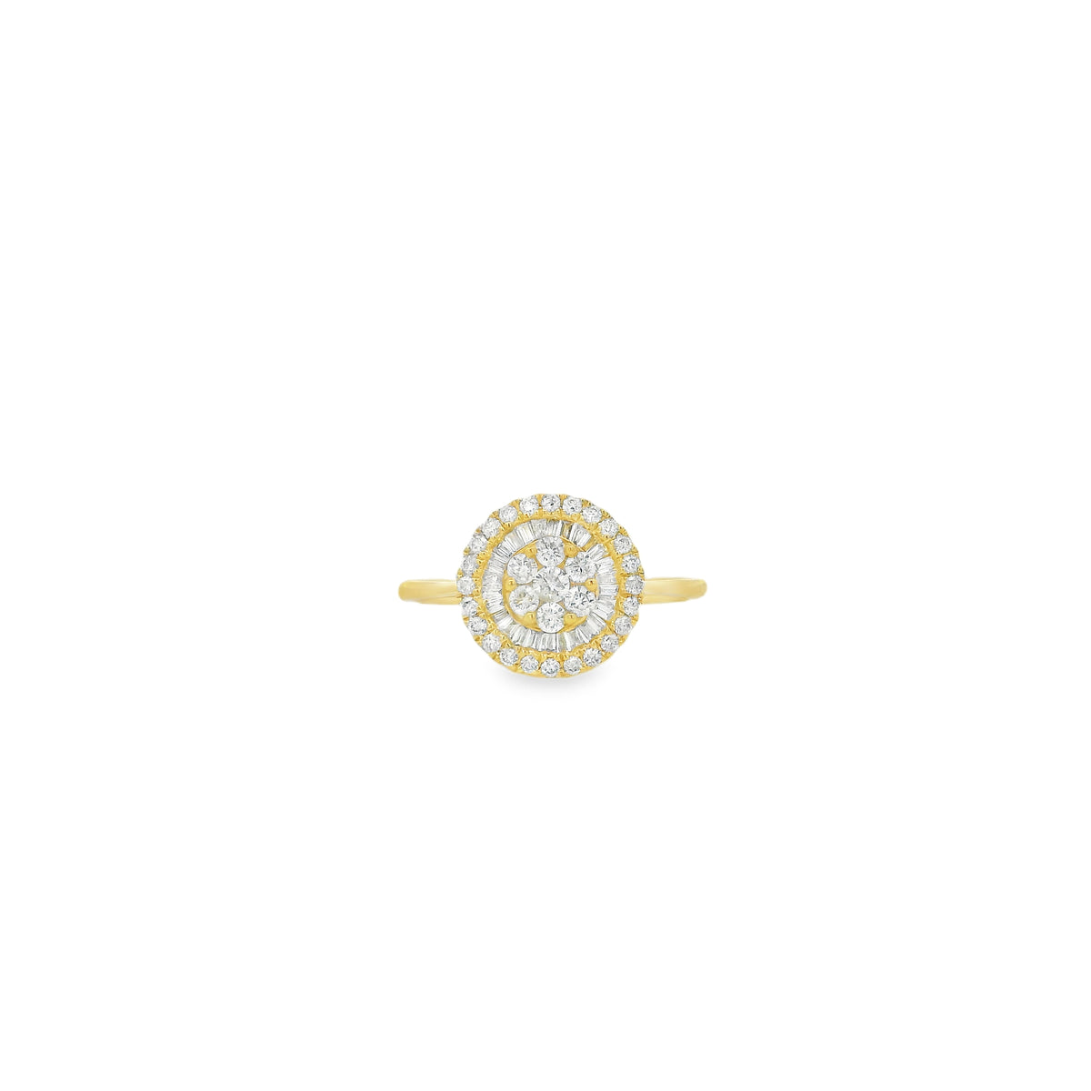 ROUND BAGUETTE DIAMOND RING