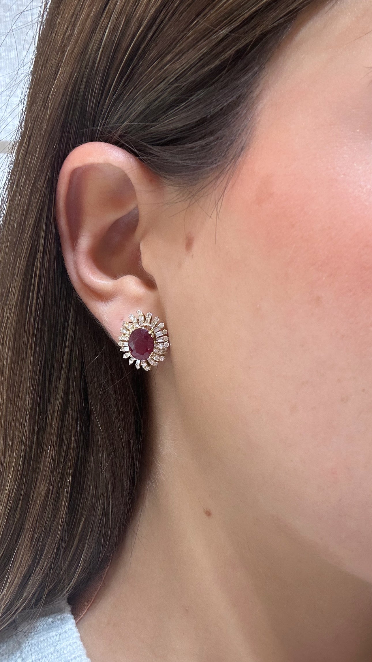 SUN RUBY STUDS