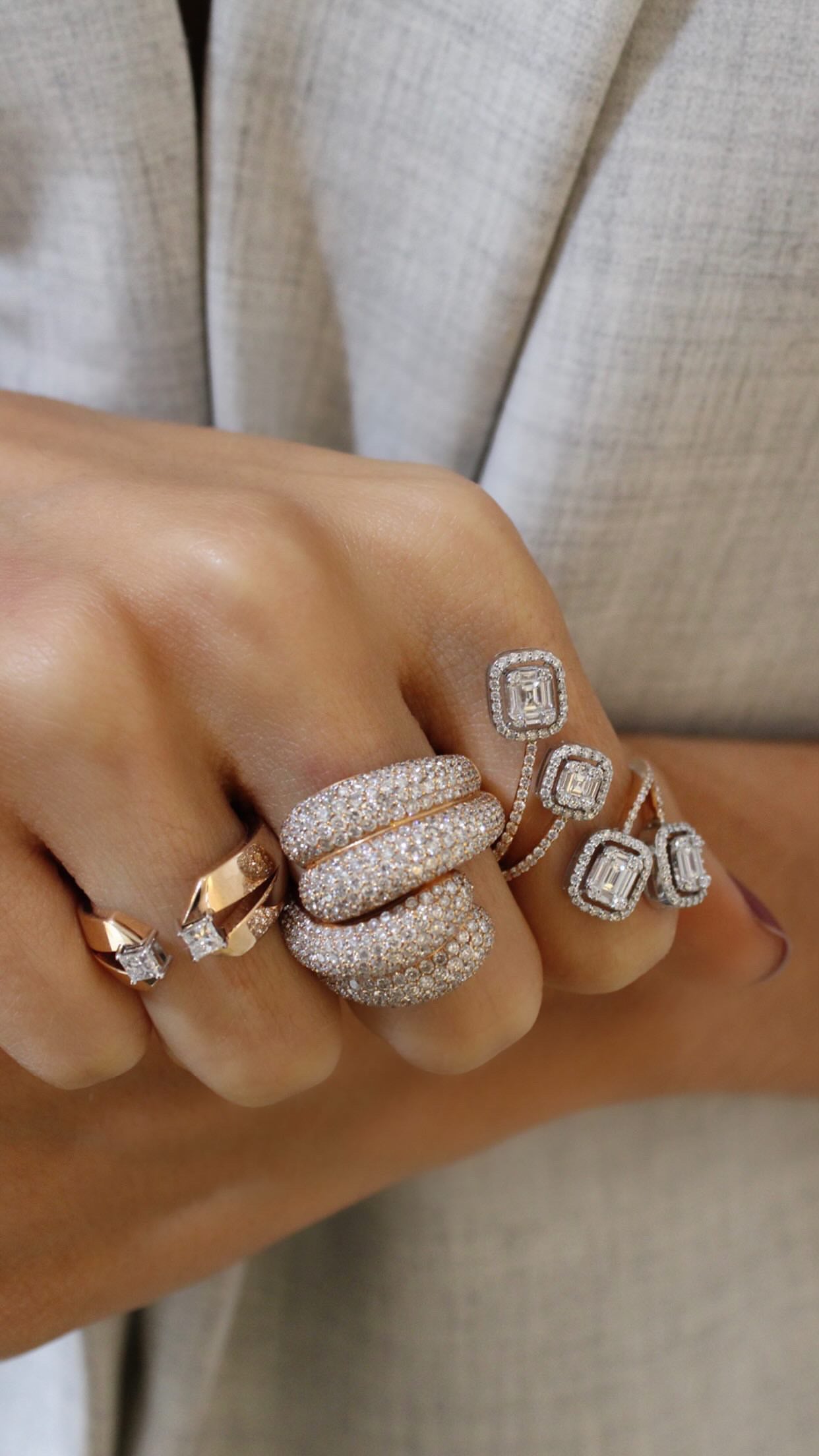 DIAMOND KNOT RING