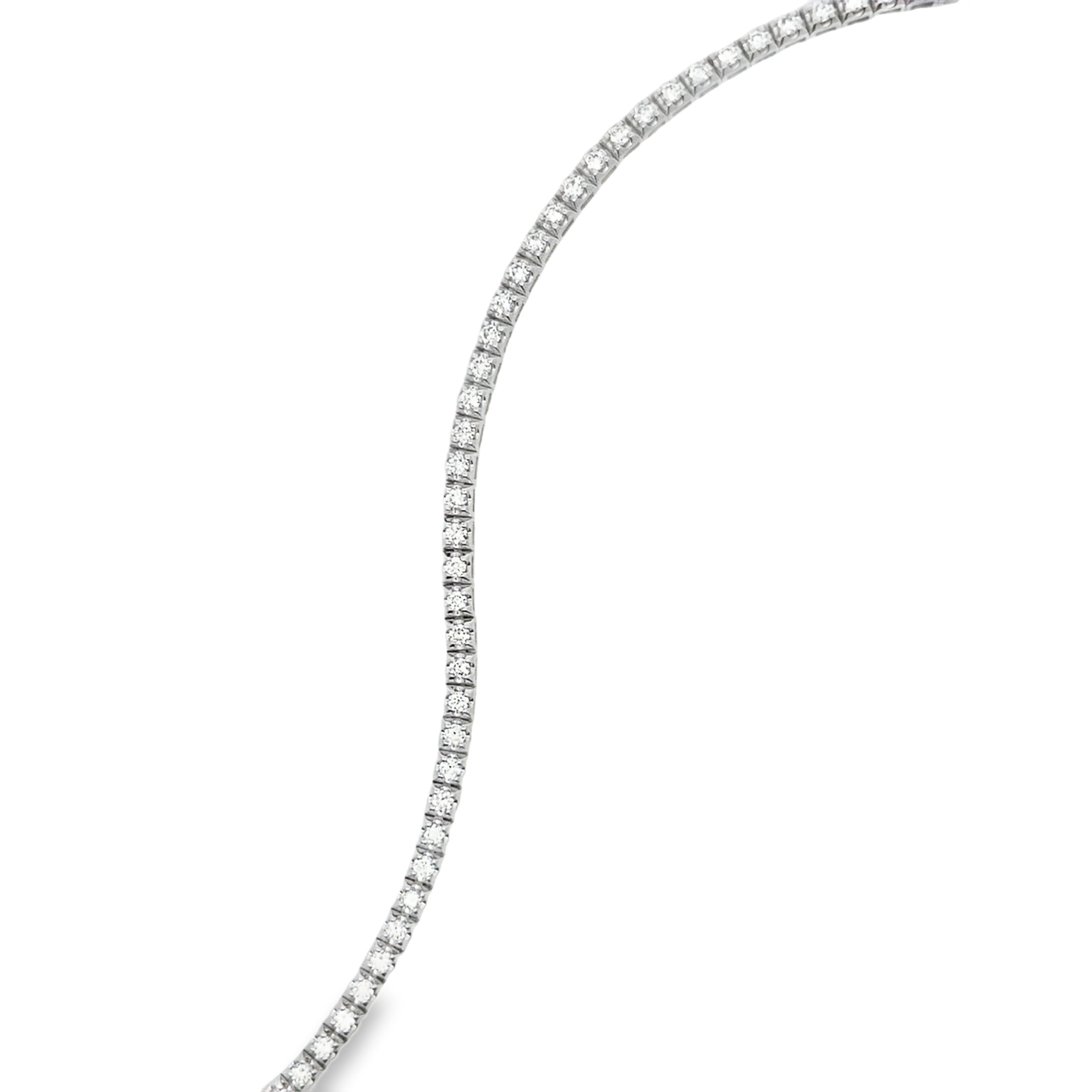 TENNIS BRACELET WHITE GOLD