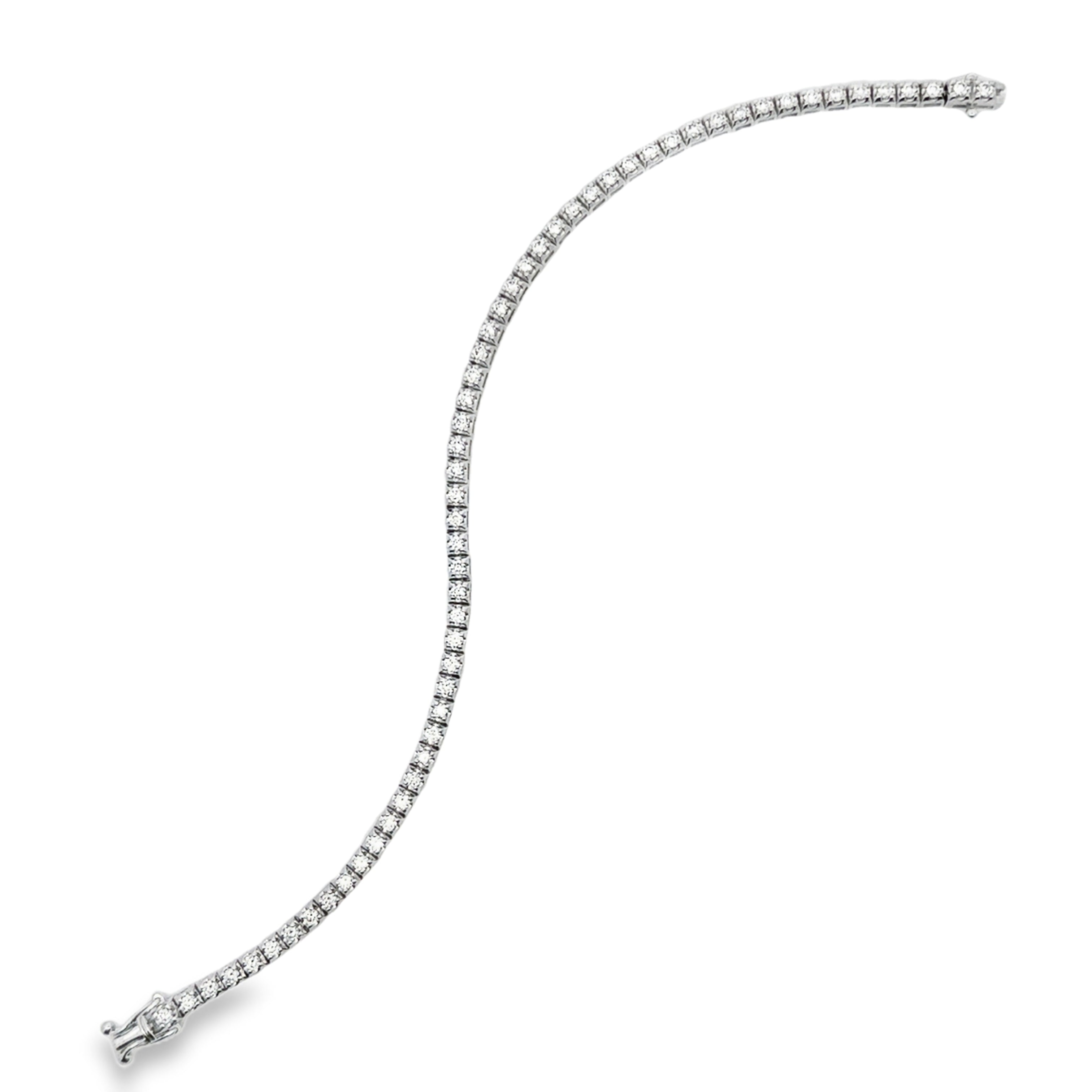 TENNIS BRACELET WHITE GOLD