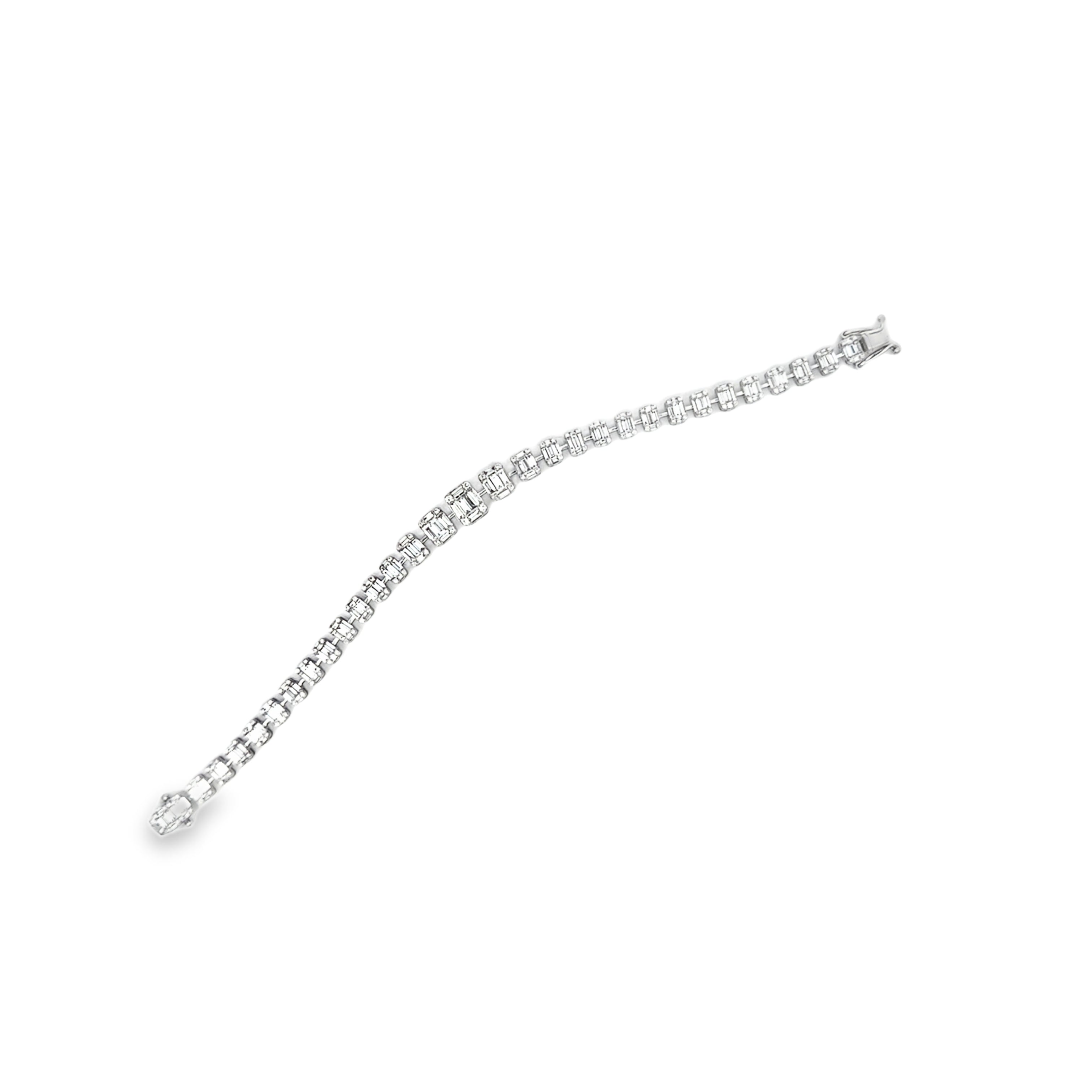 BAGUETTE TENNIS BRACELET
