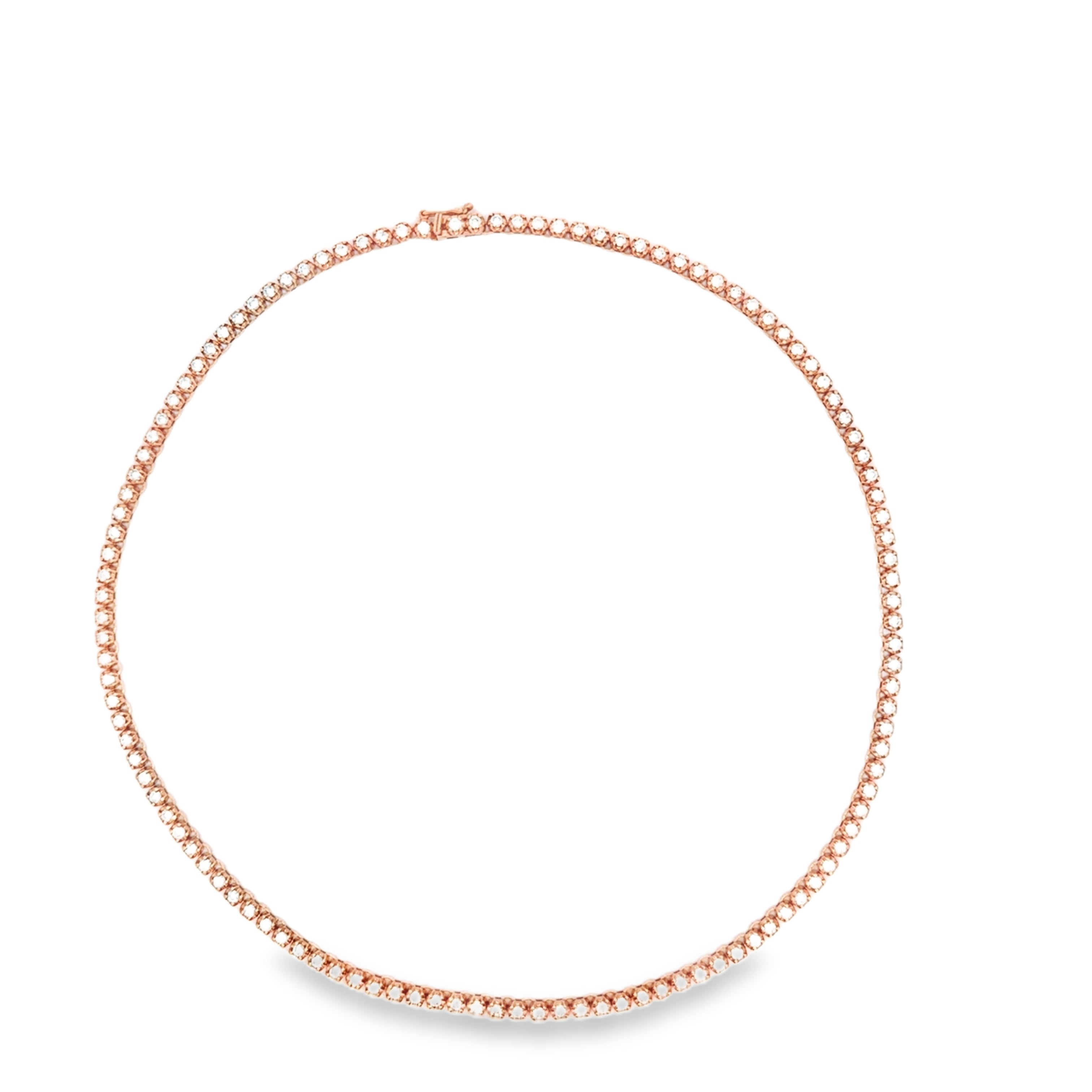 ROSE FULL TENNIS NECKLACE