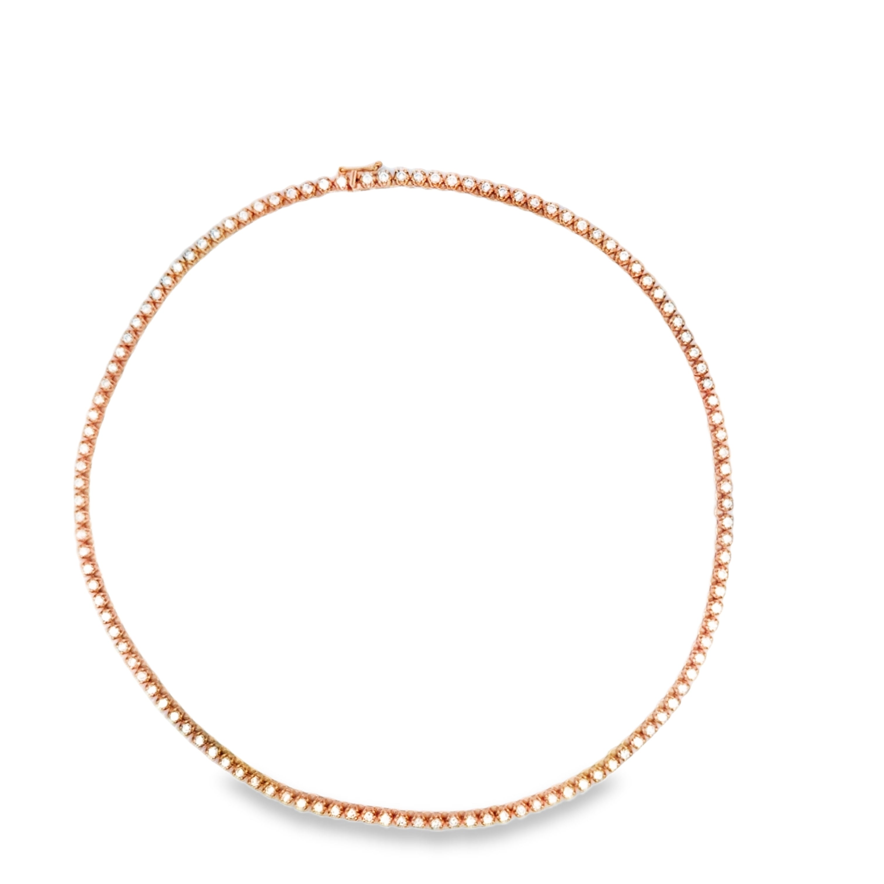 ROSE FULL TENNIS NECKLACE