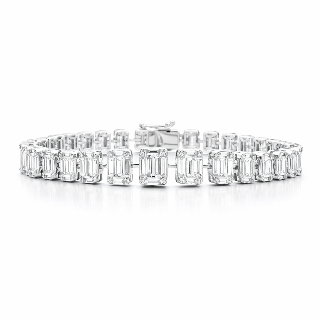 BAGUETTE TENNIS BRACELET