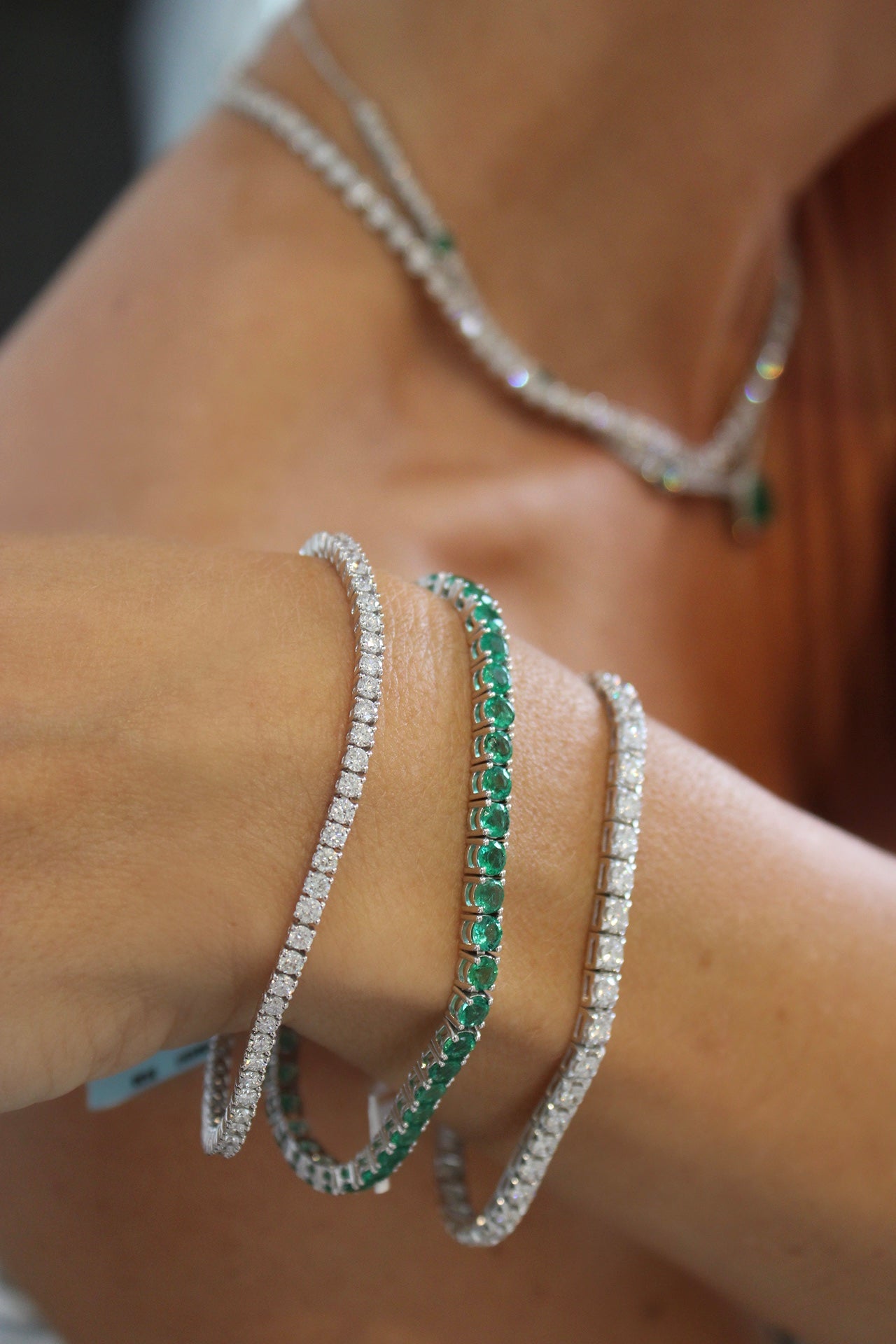 EMERALD TENNIS BRACELET