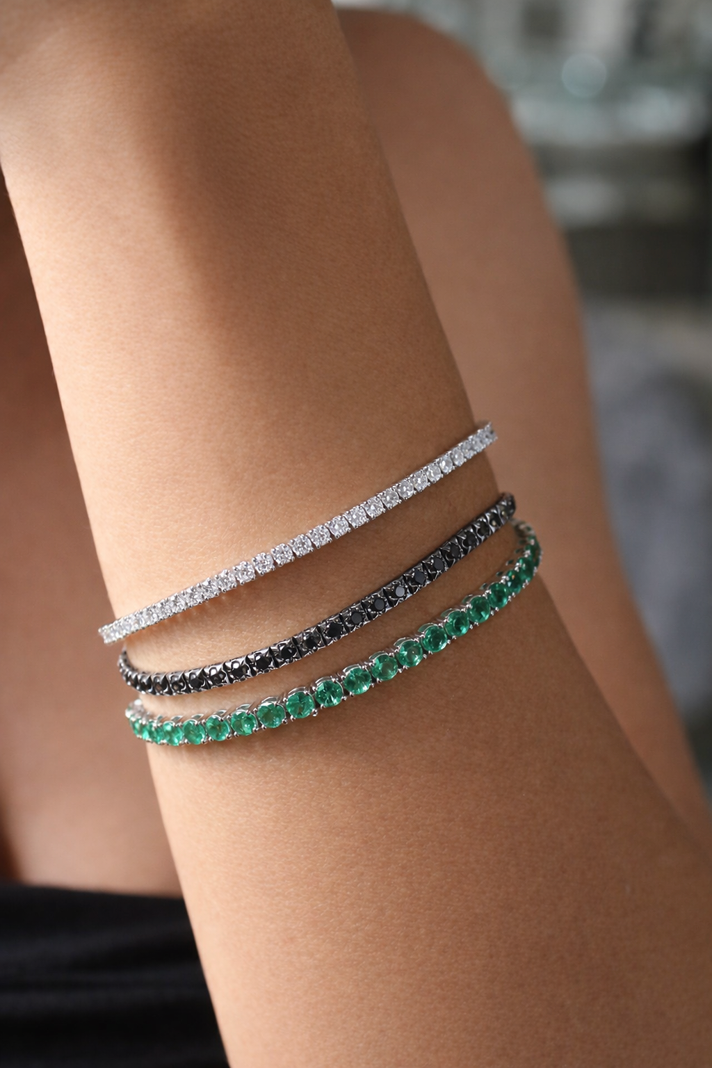EMERALD TENNIS BRACELET