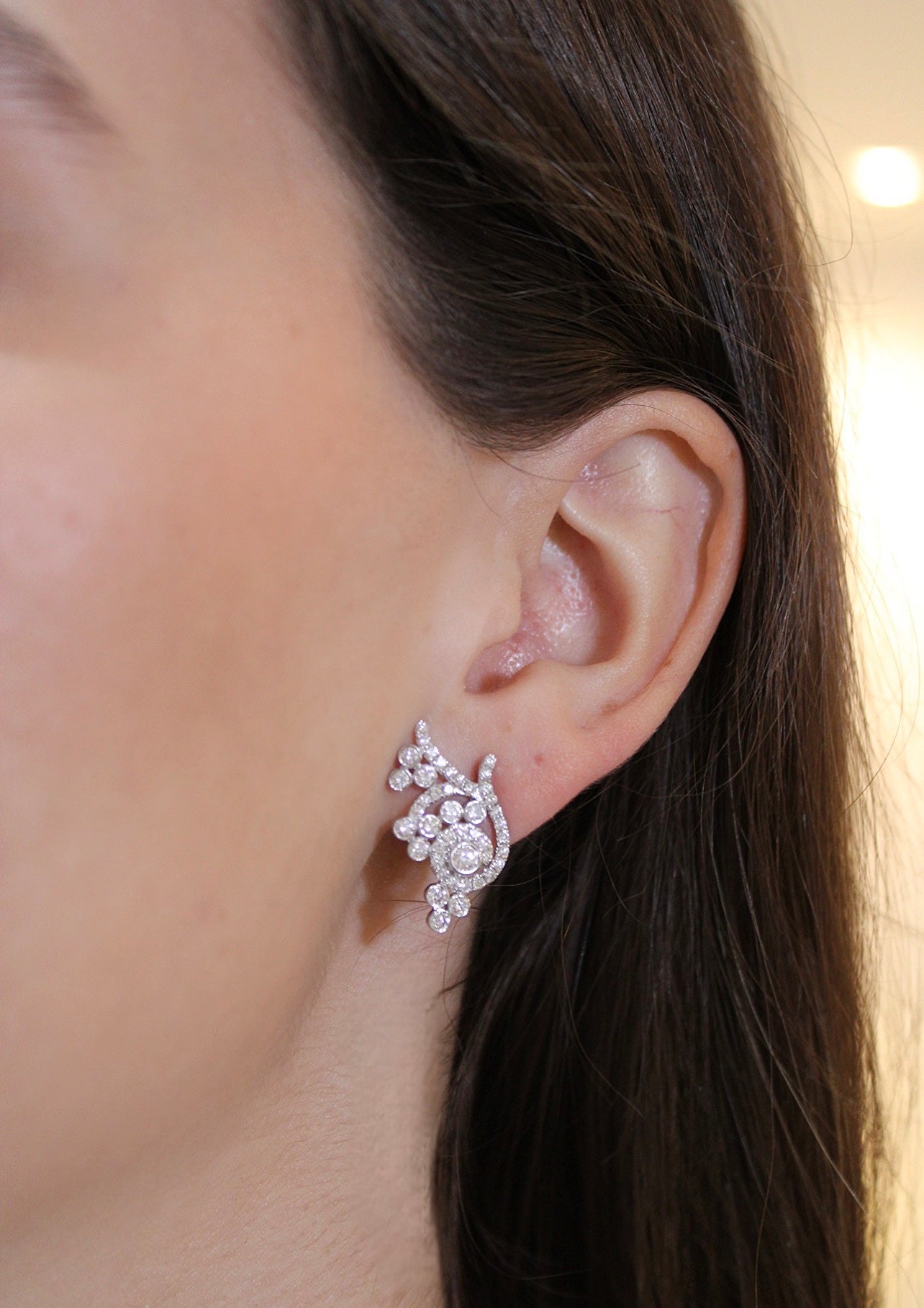 ARABESQUE CLUSTER EARRINGS