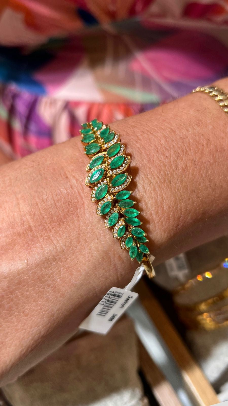 EMERALD LEAVE CUFF
