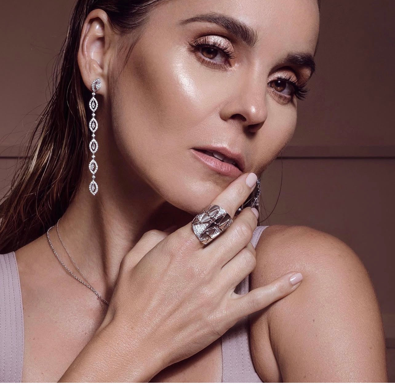 MARQUISE DIAMOND DANGLE EARRINGS