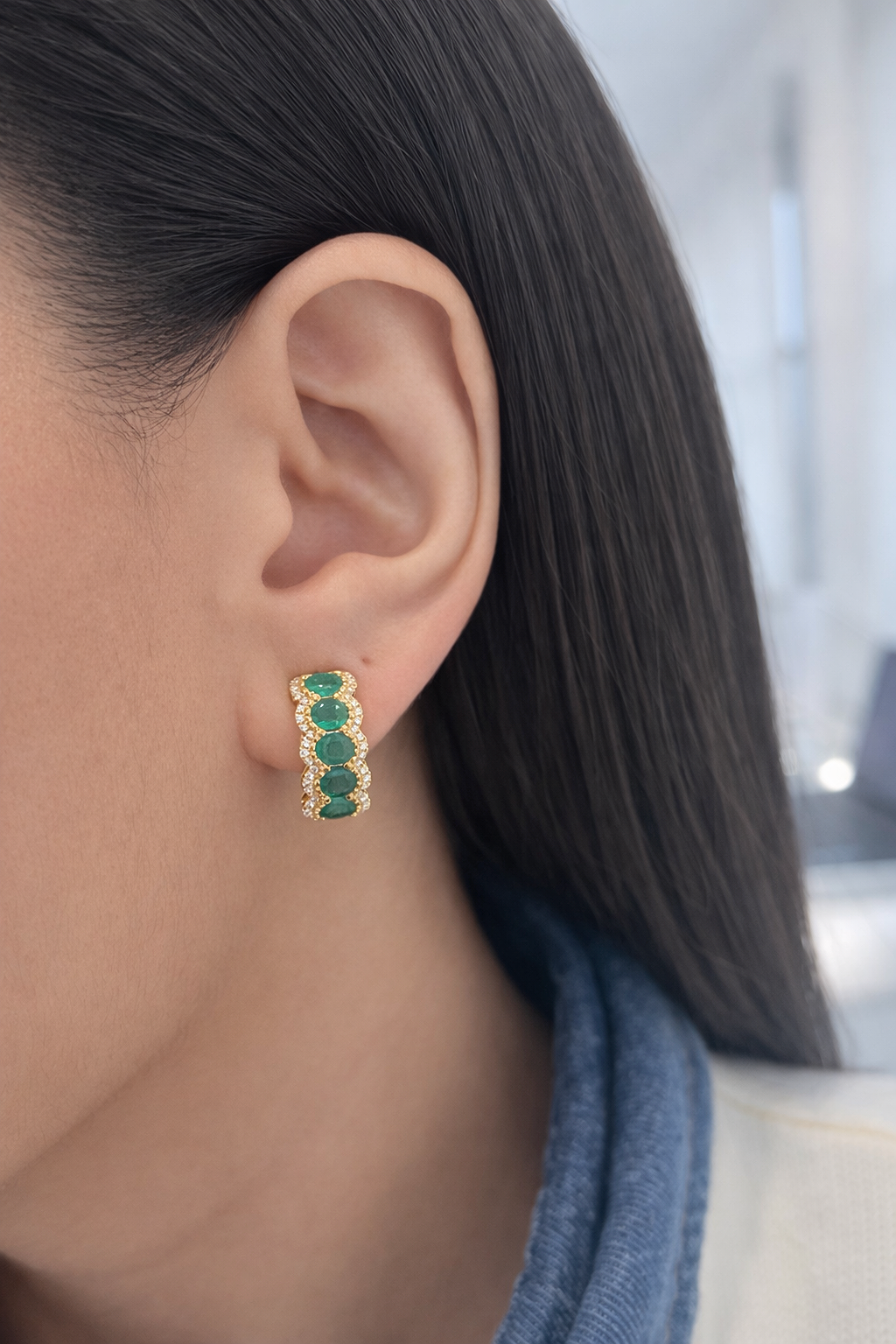 AURORA HOOP EARRINGS