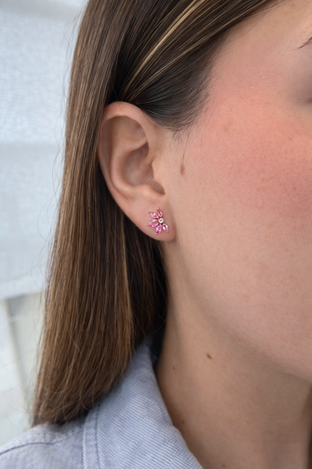 ROSE SPIKE EARRINGS