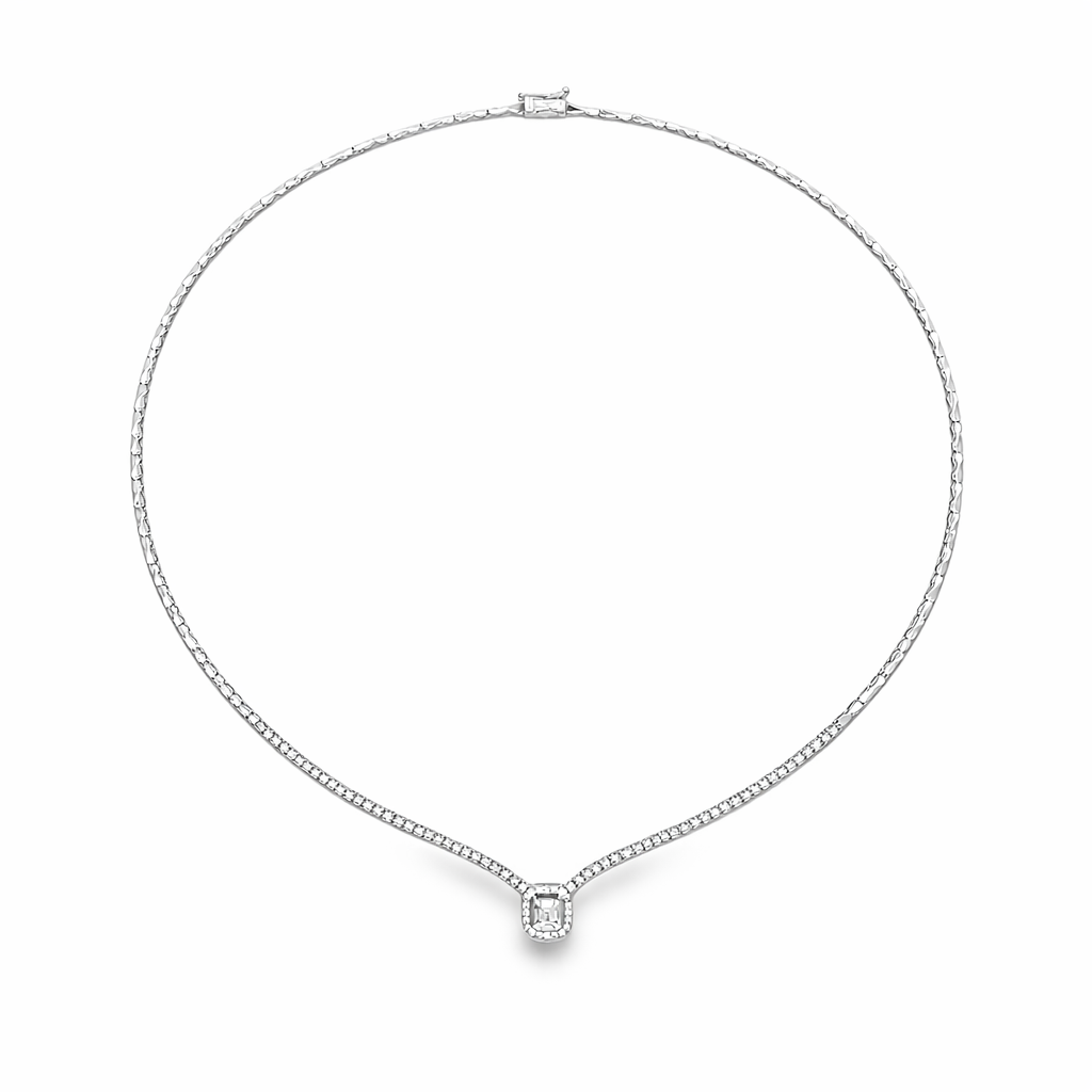 SOLITAIRE DROP DIAMOND NECKLACE