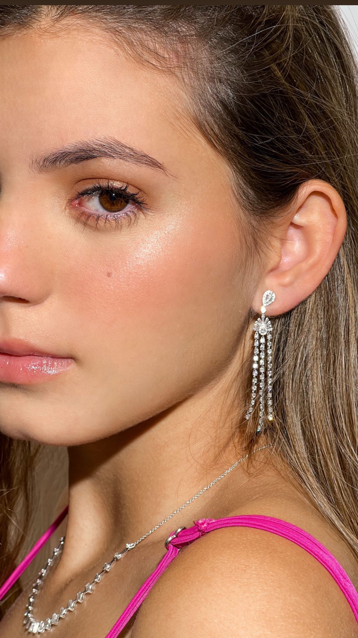 CHANDELIER DIAMOND DANGLE EARRINGS