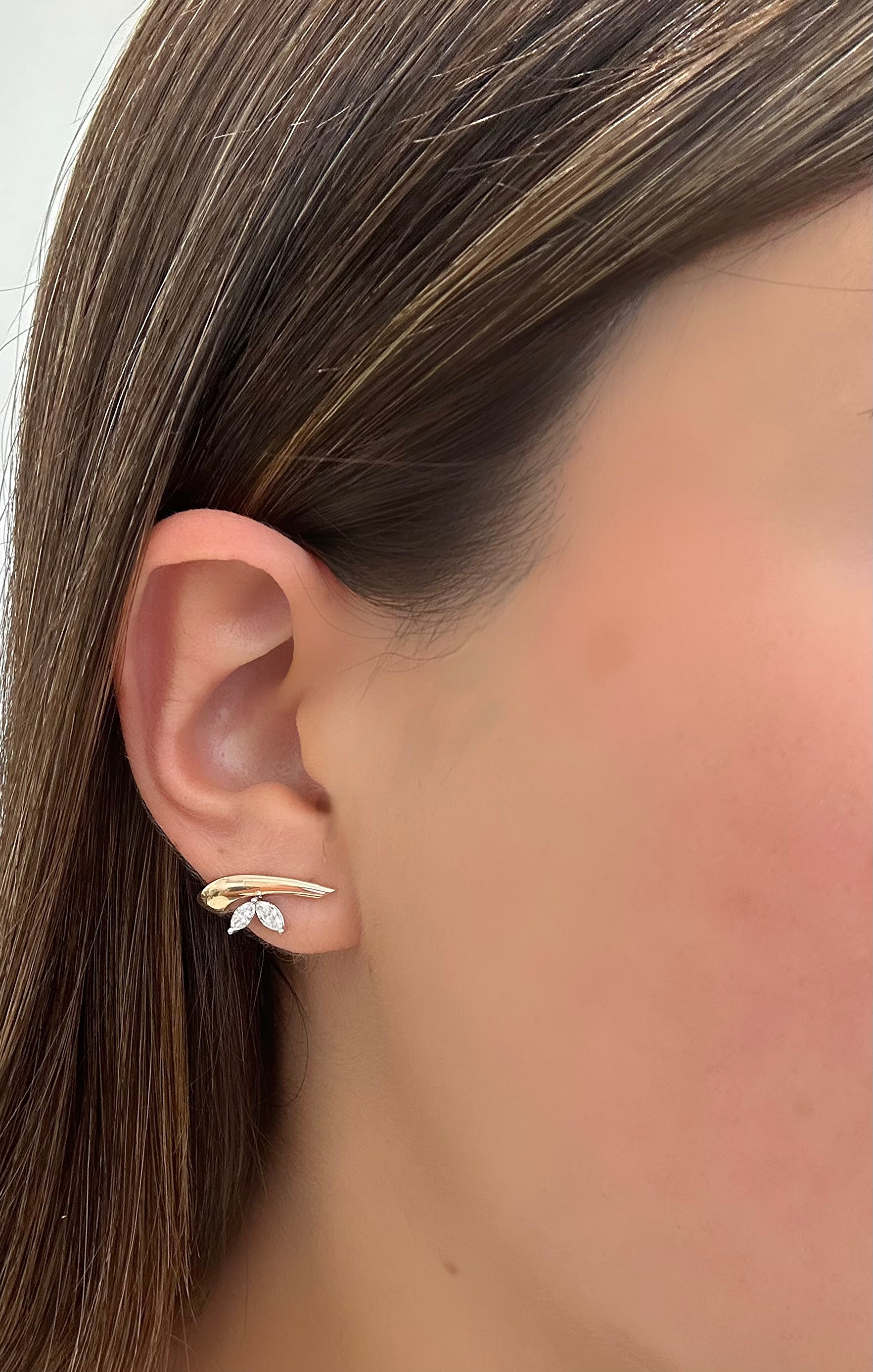 ROSE CELINE DIAMOND EARRINGS