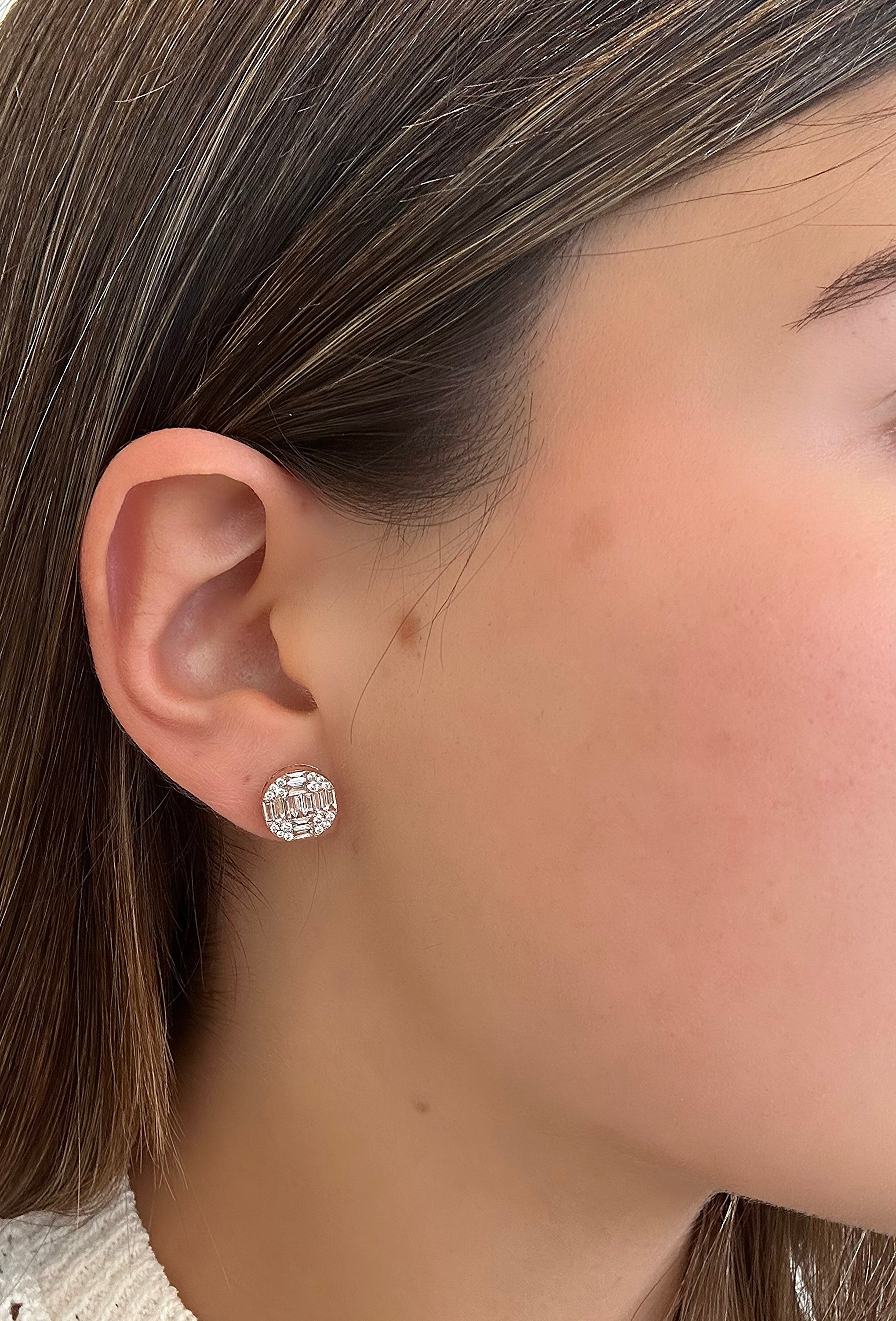 ROSE DIAMOND STUDS