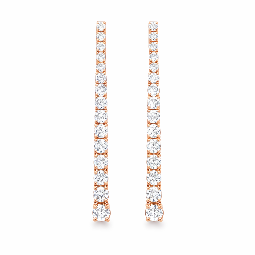 LONG DIAMOND DANGLES