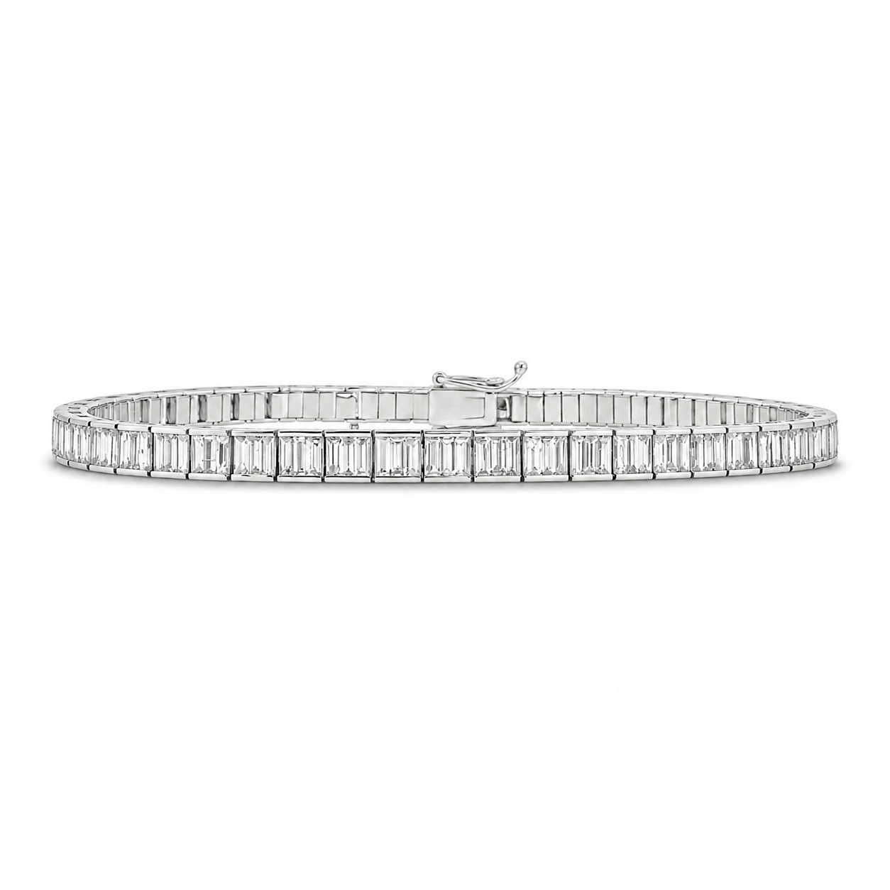BAGUETTE DIAMOND TENNIS BRACELET