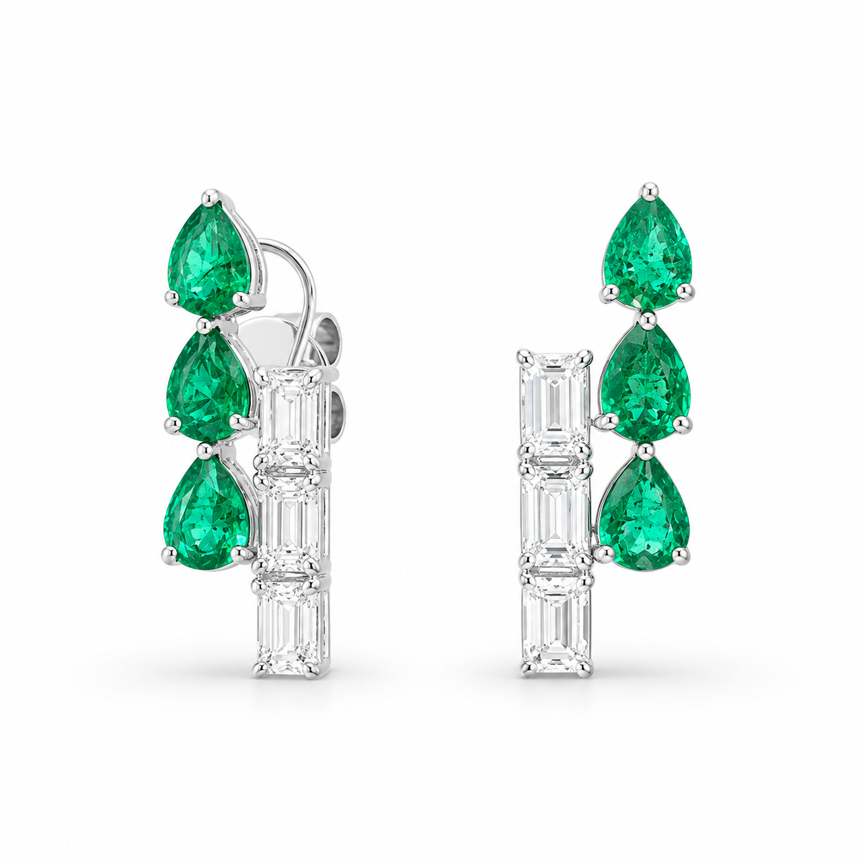 EMERALD DROP EARRINGS