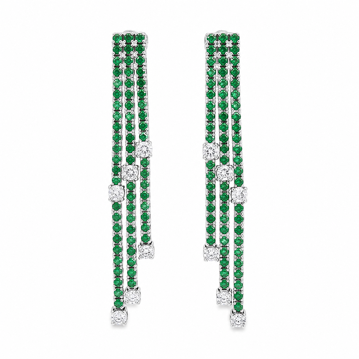 EMERALD CASCADE EARRINGS