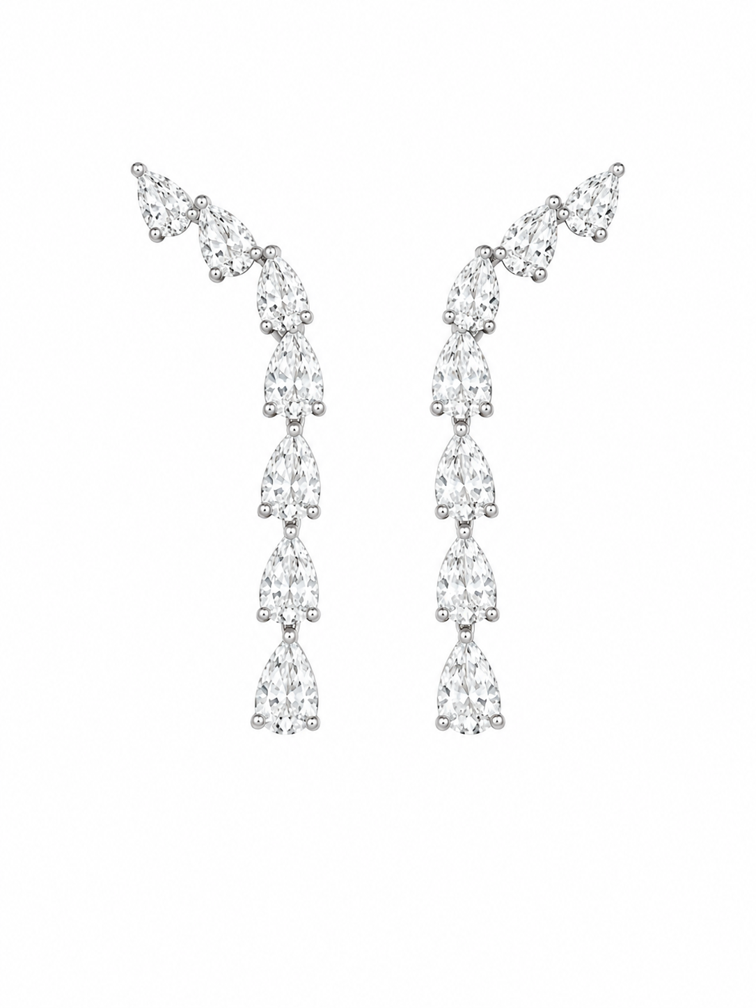 DIAMOND TEAR-DROP DANGLES