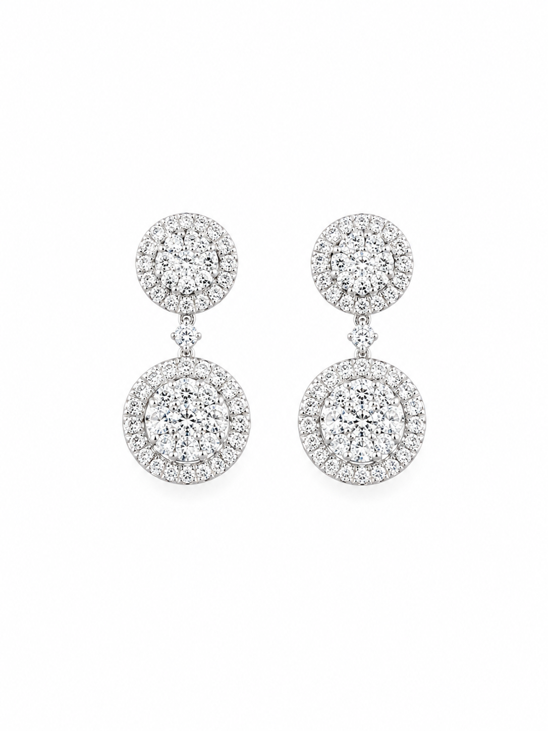 ROUNDED DIAMOND DANGLES