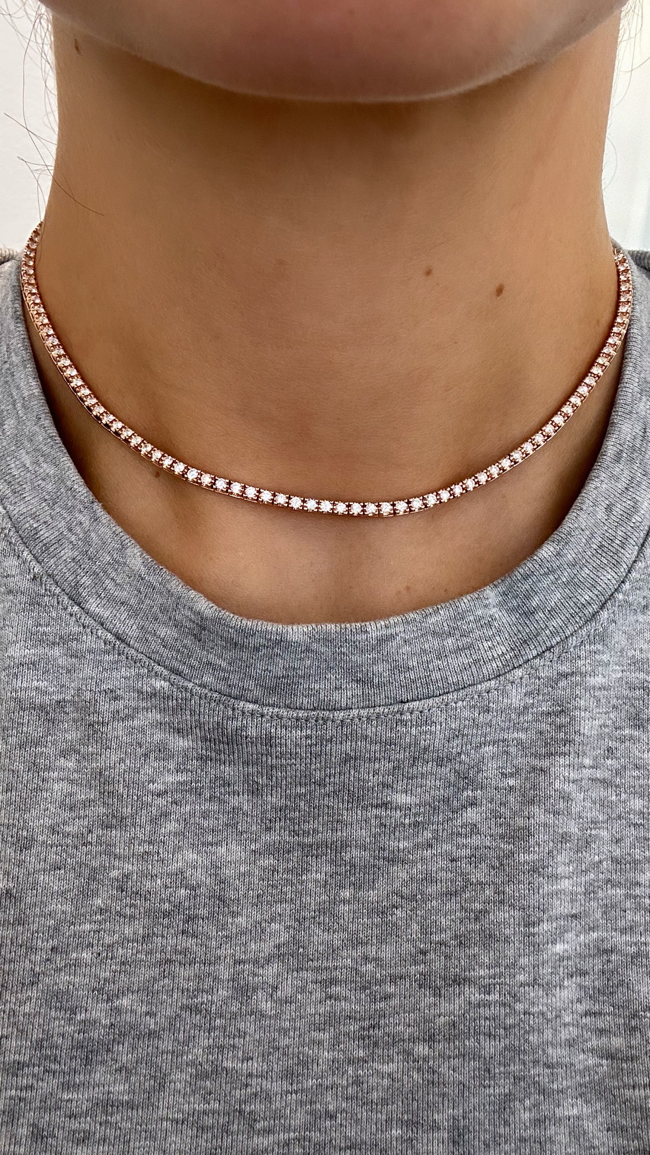 ROSE DIAMOND CHOKER