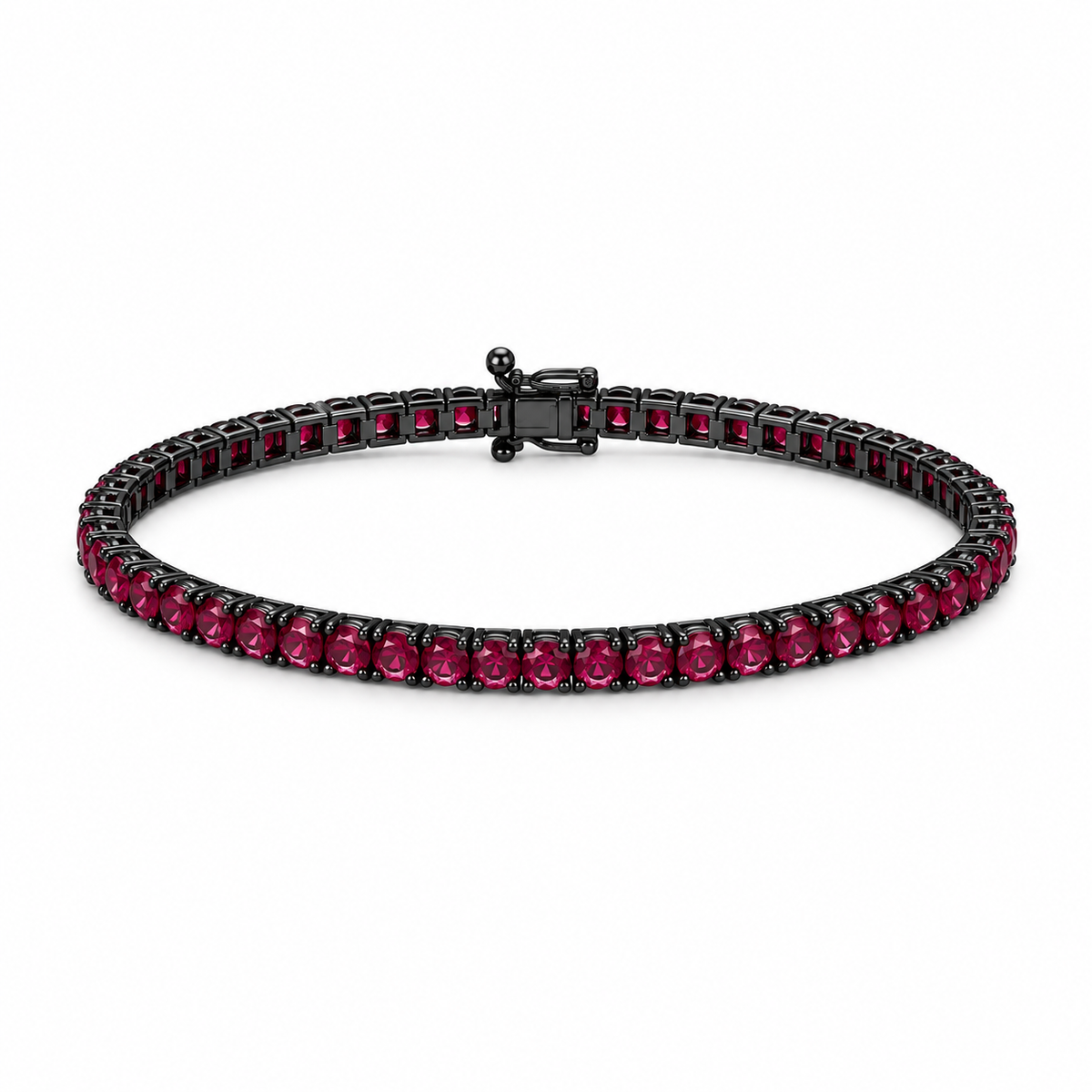 NOIR RUBY TENNIS BRACELET