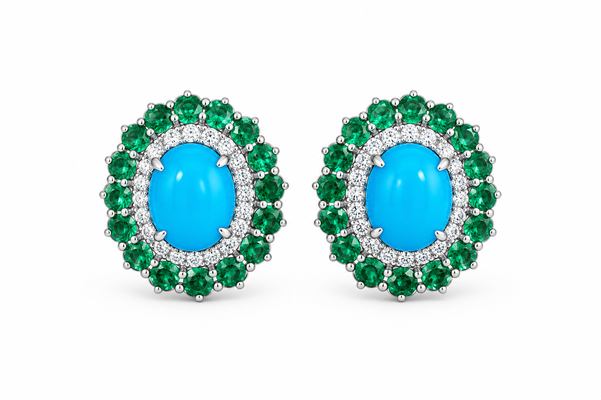 TURQUOISE STUDS