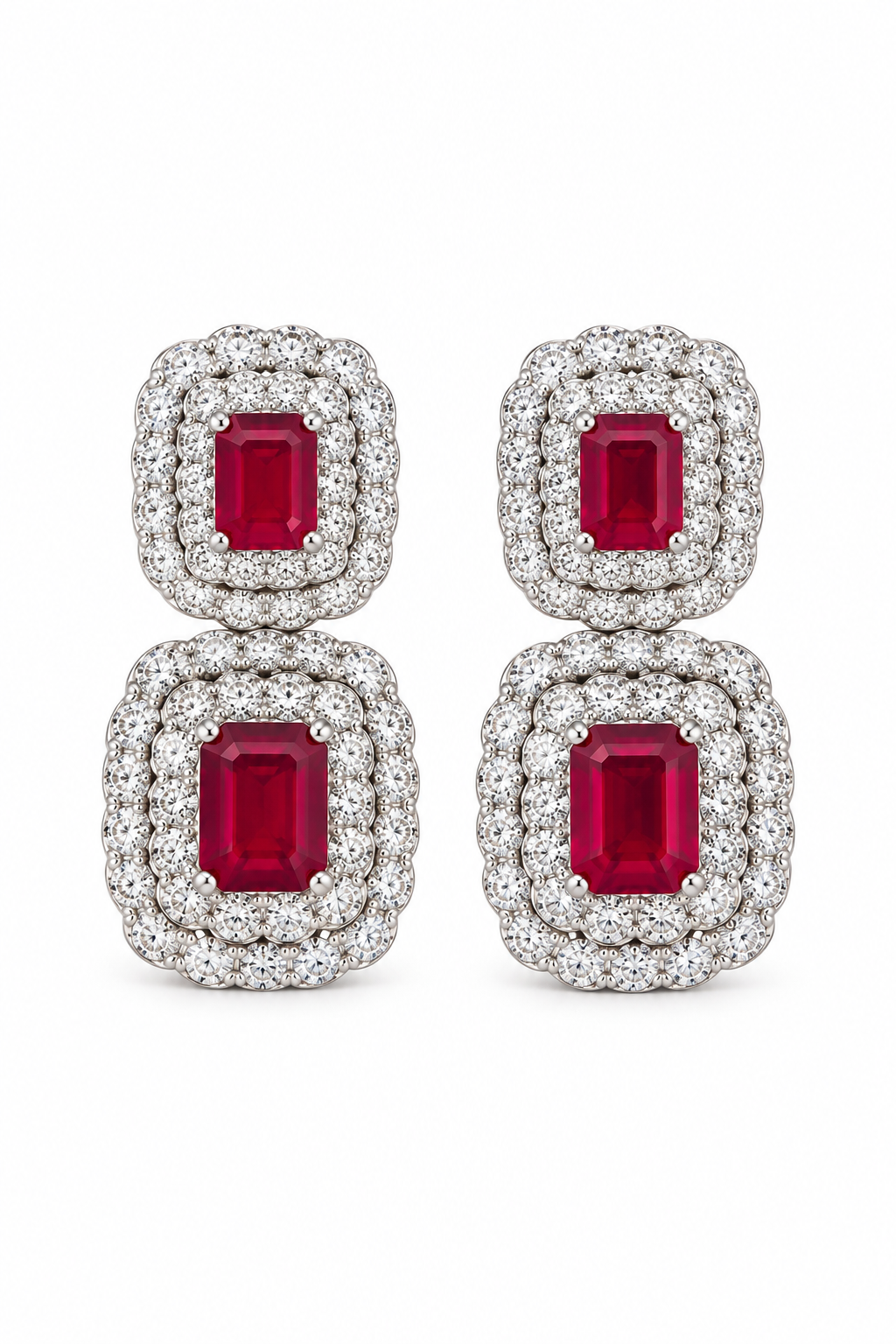 RUBY DANGLE EARRINGS