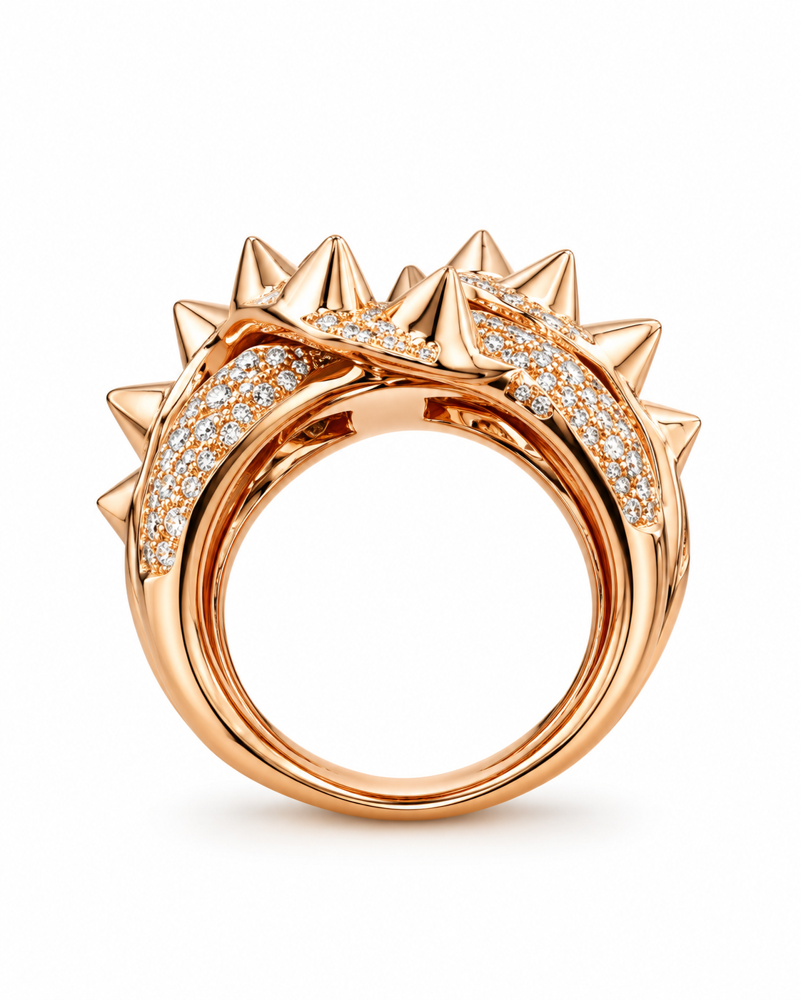 ROSE SPIKES RING