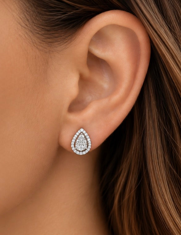 TEAR DROP STUDS