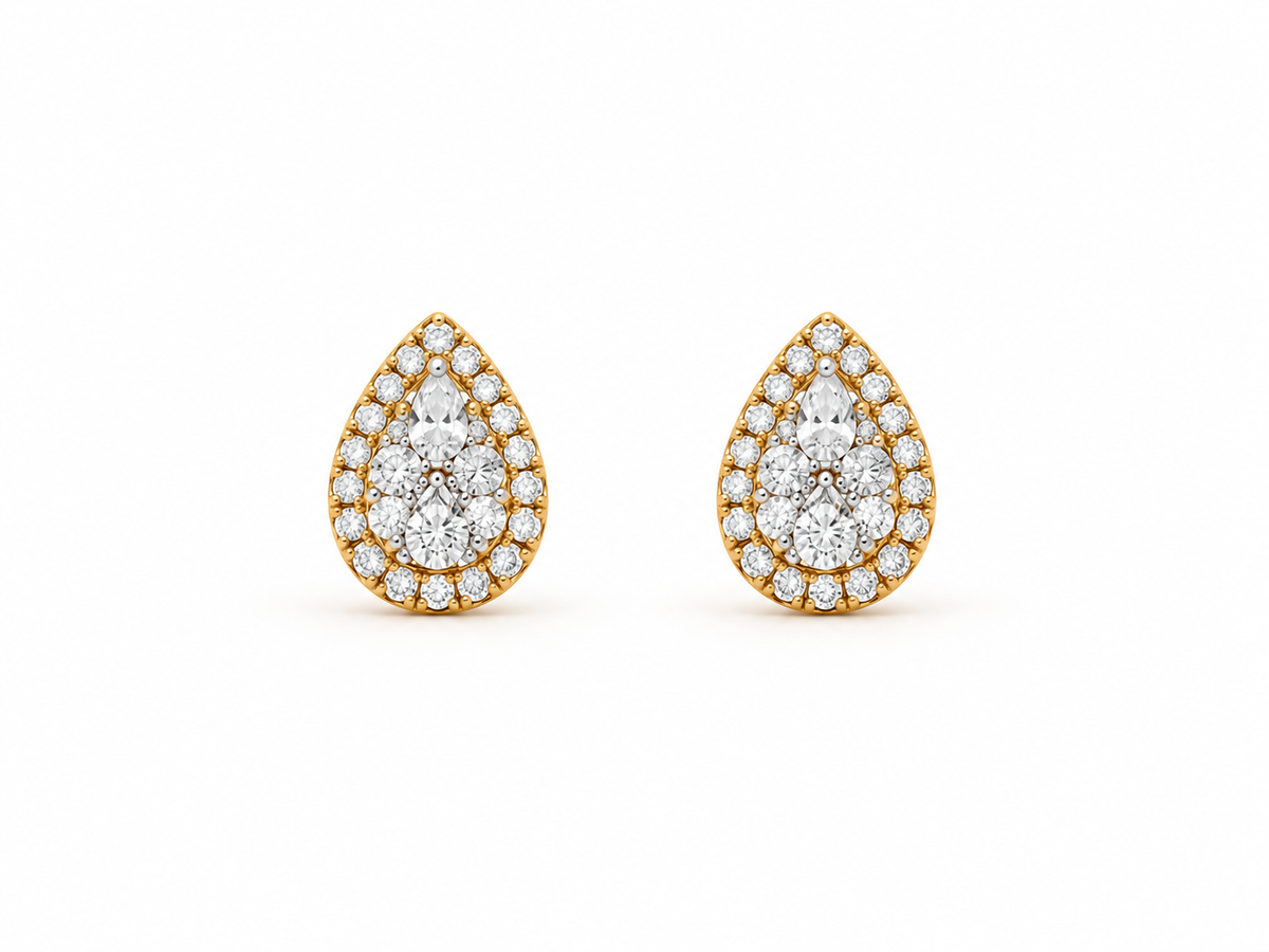 SMALL TEAR DROP STUDS
