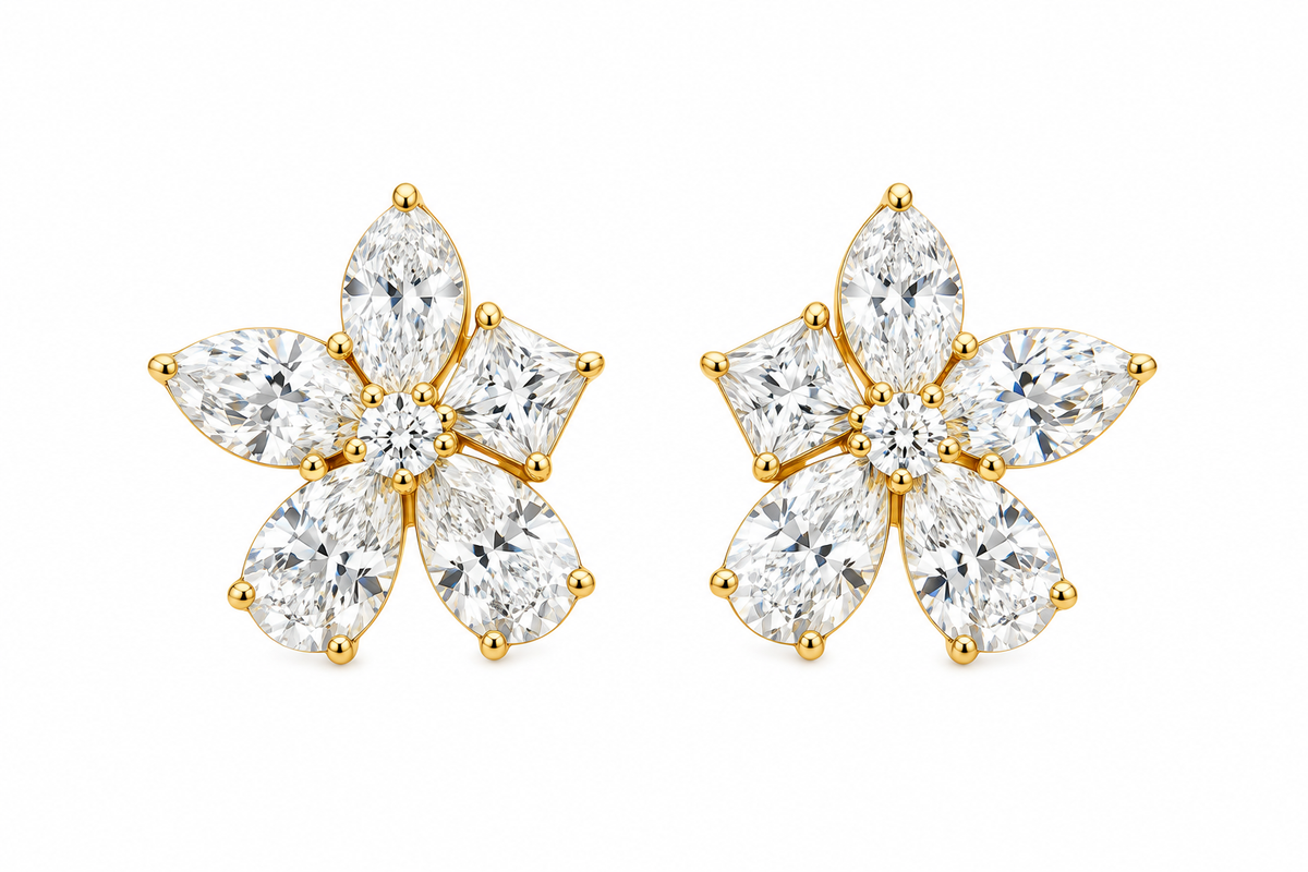 FLORA DIOND EARRINGS