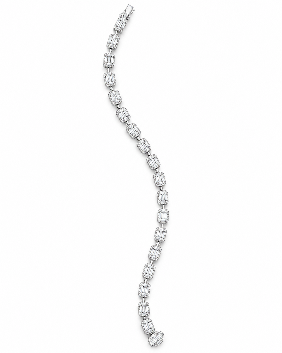 BAGUETTE TENNIS BRACELET