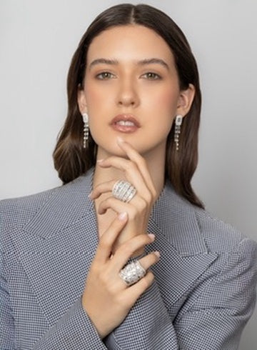 STAR SPARKLER DIAMOND EARRINGS