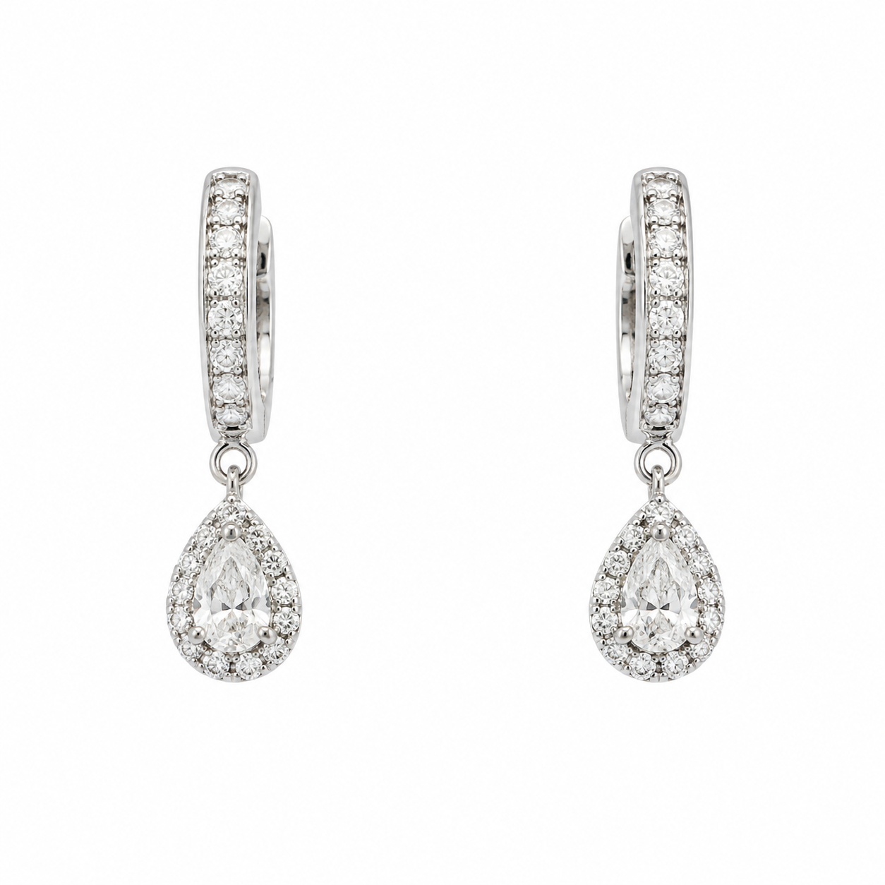 DIAMOND DANGLE EARRINGS