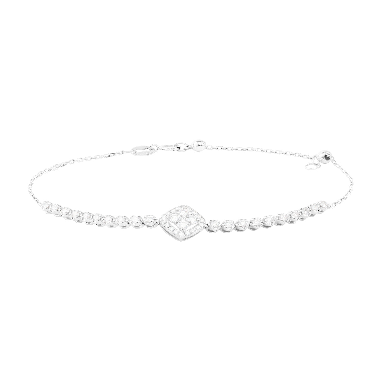 SLIDER BRACELET WITH CENTER DETAIL