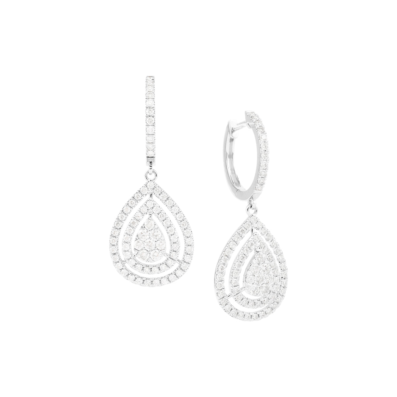 DIAMOND DANGLE EARRINGS