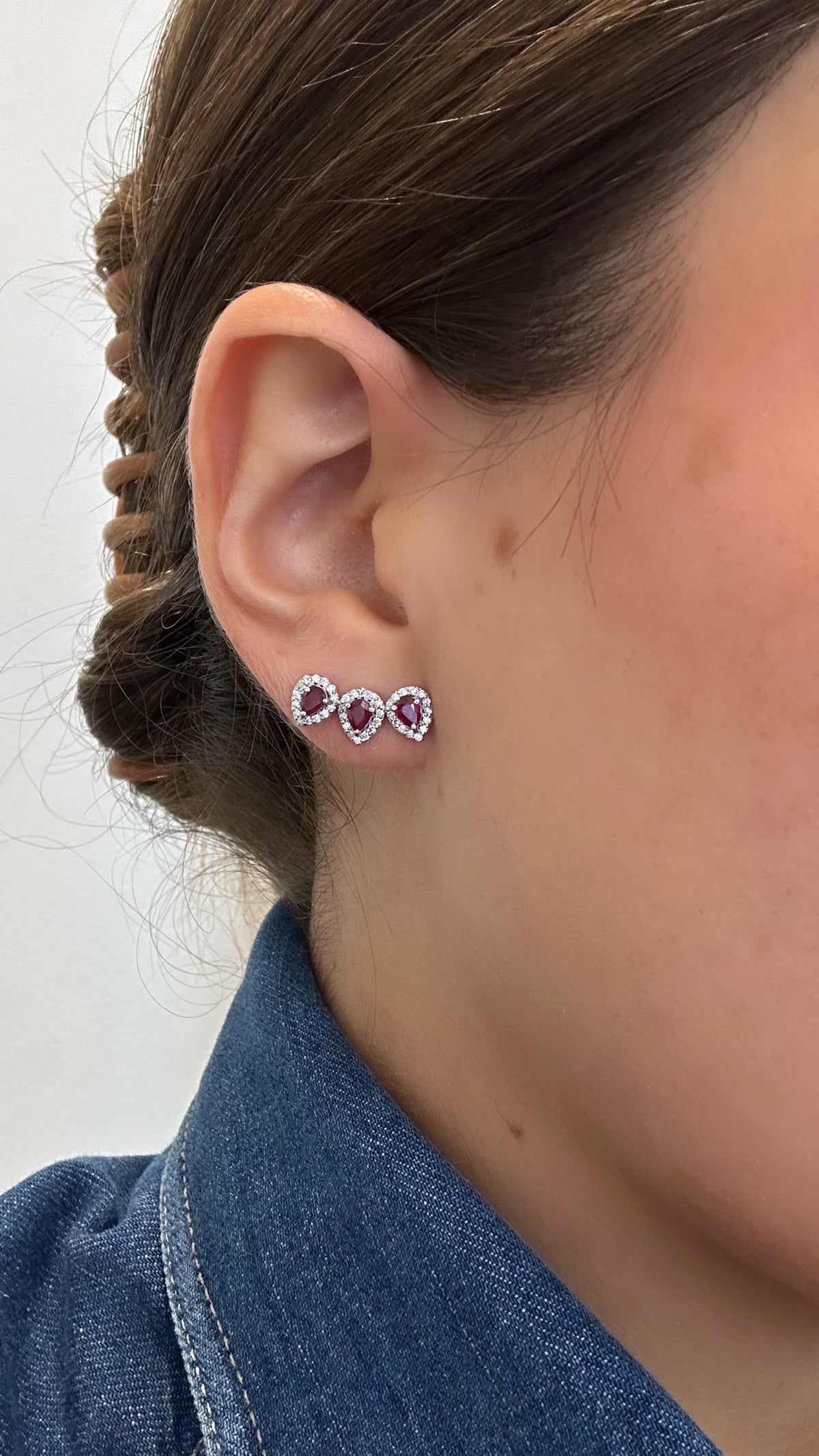 RUBY CLIMBER EARRINGS