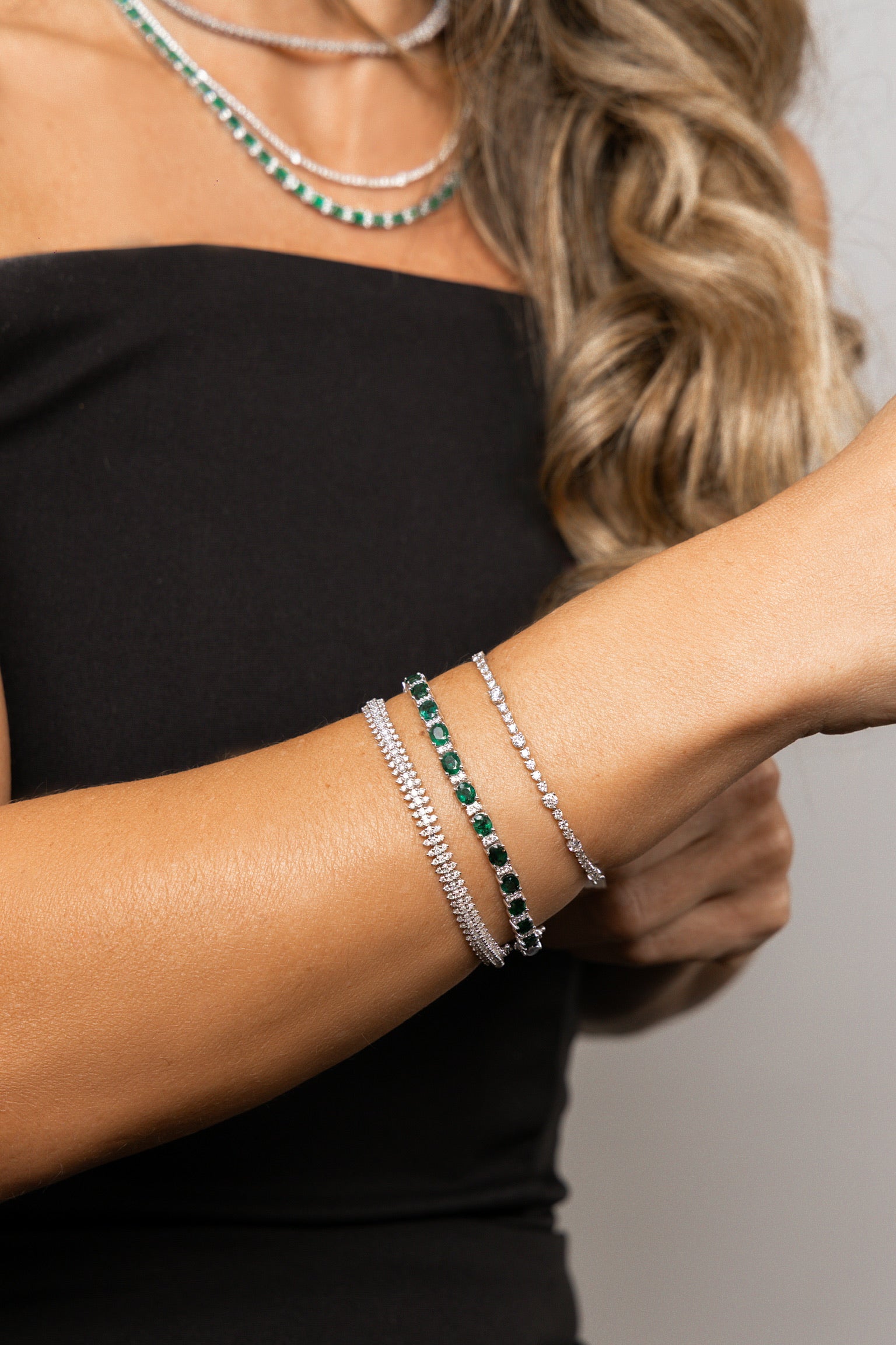 DIAMOND LINE TENNIS BRACELET