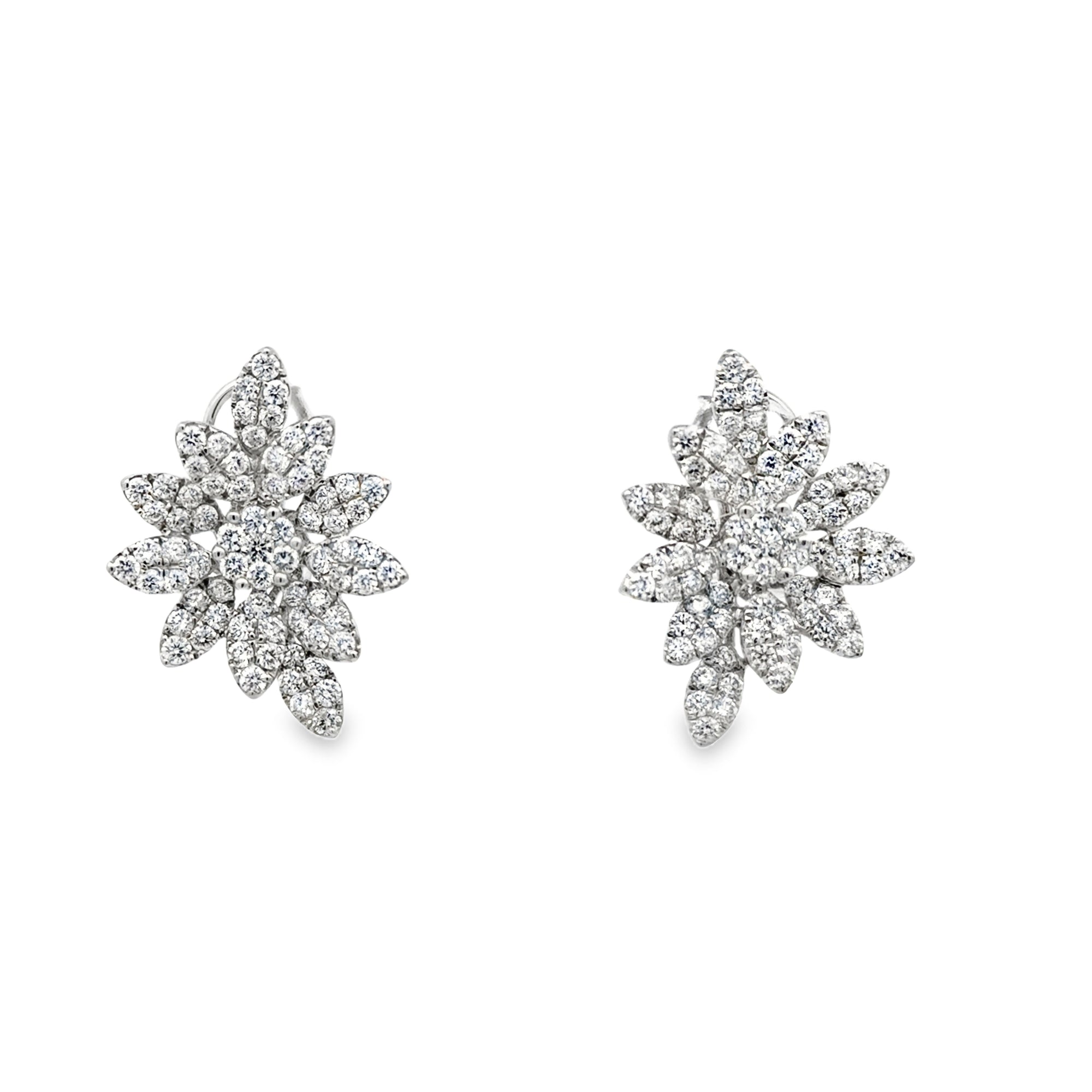 FOLIAGE DIAMOND EARRINGS