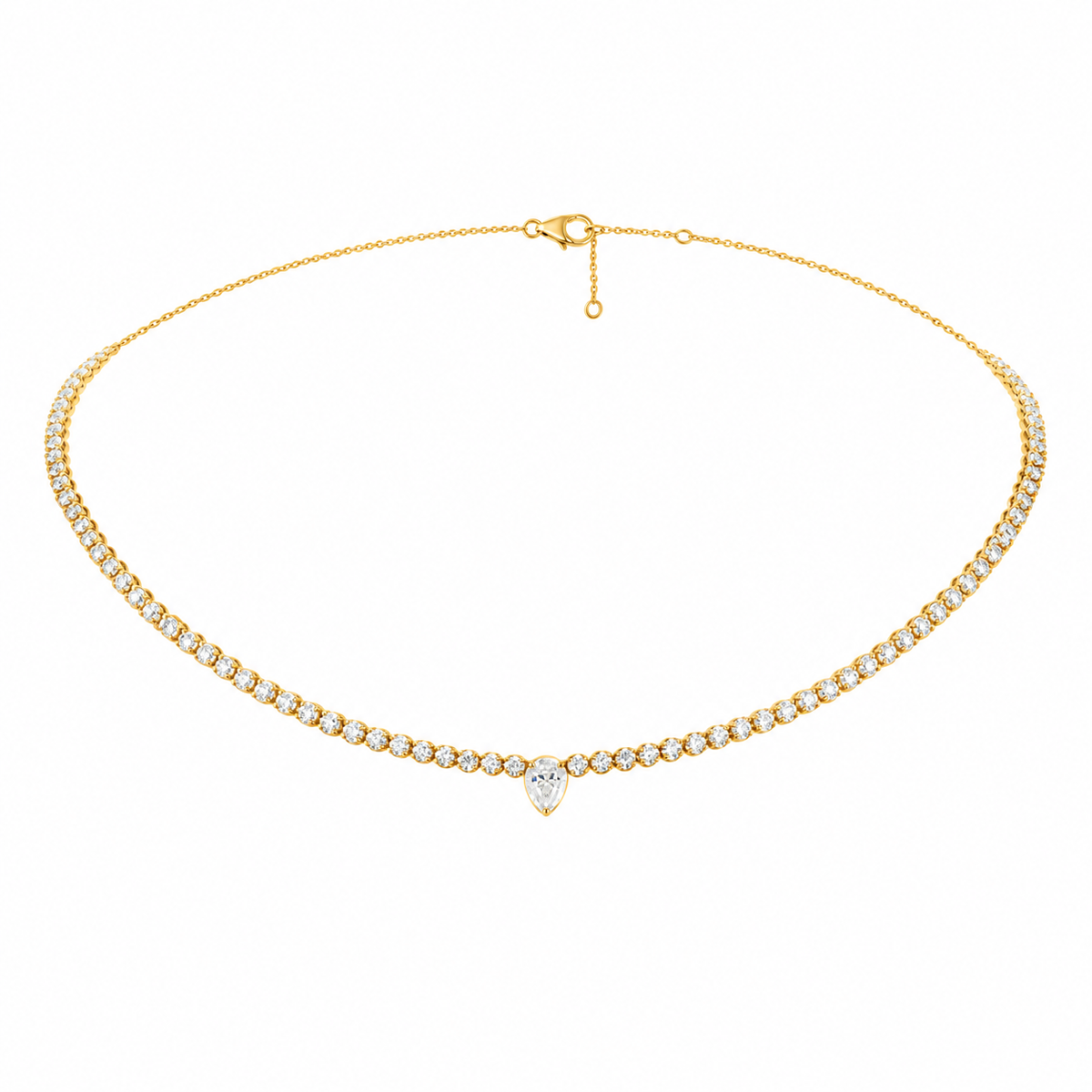 DROP DIAMOND CHOKER