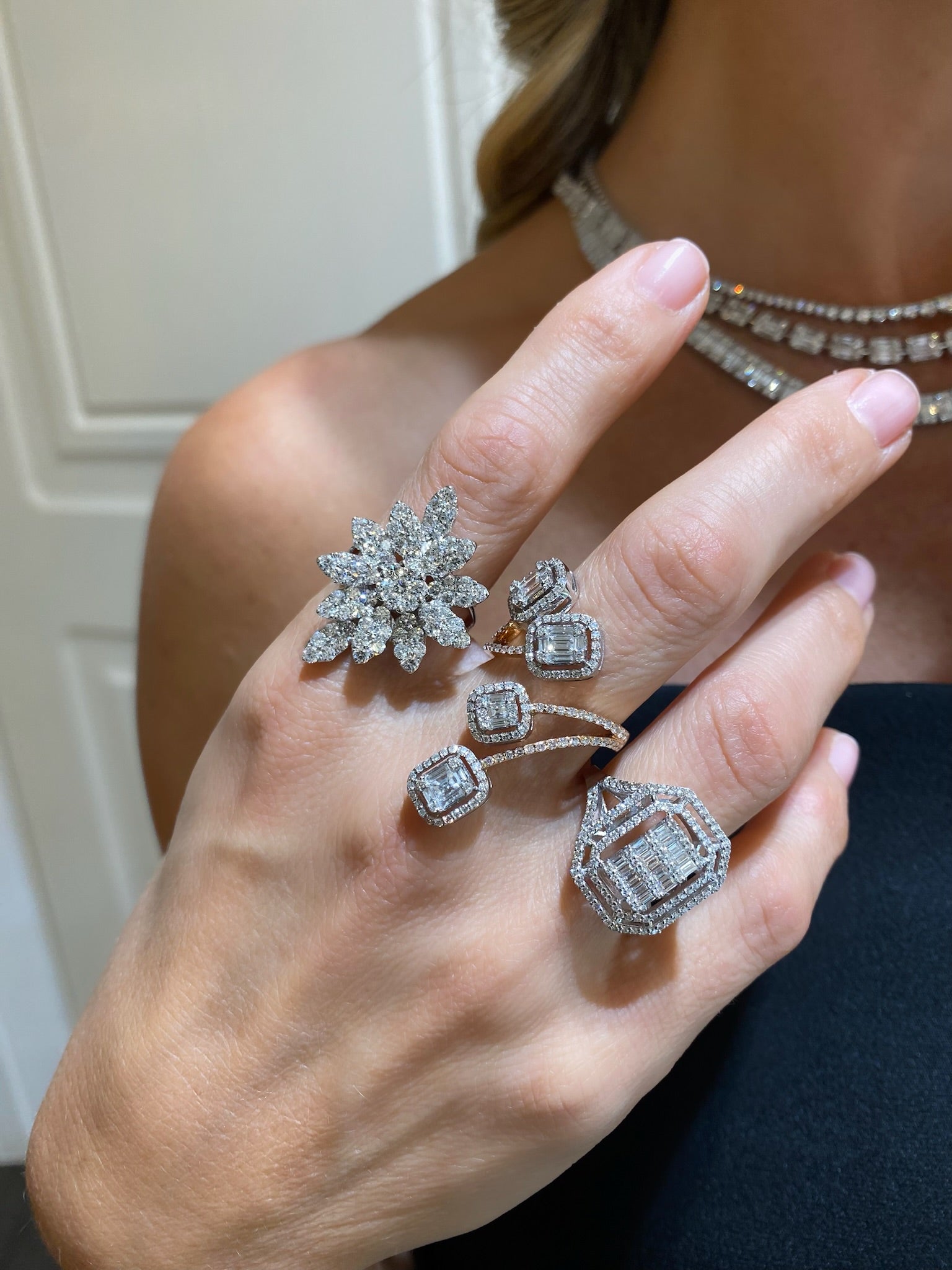 BAGUETTE TRIO RING