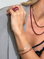 RUBY AND DIAMOND FULL NECKLACE