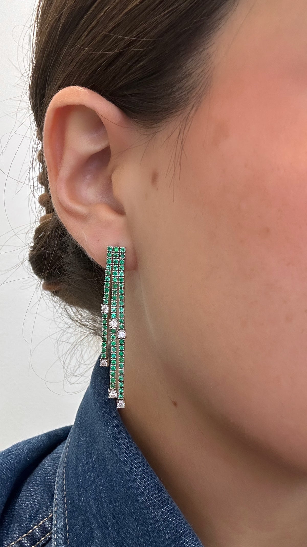 EMERALD CASCADE EARRINGS