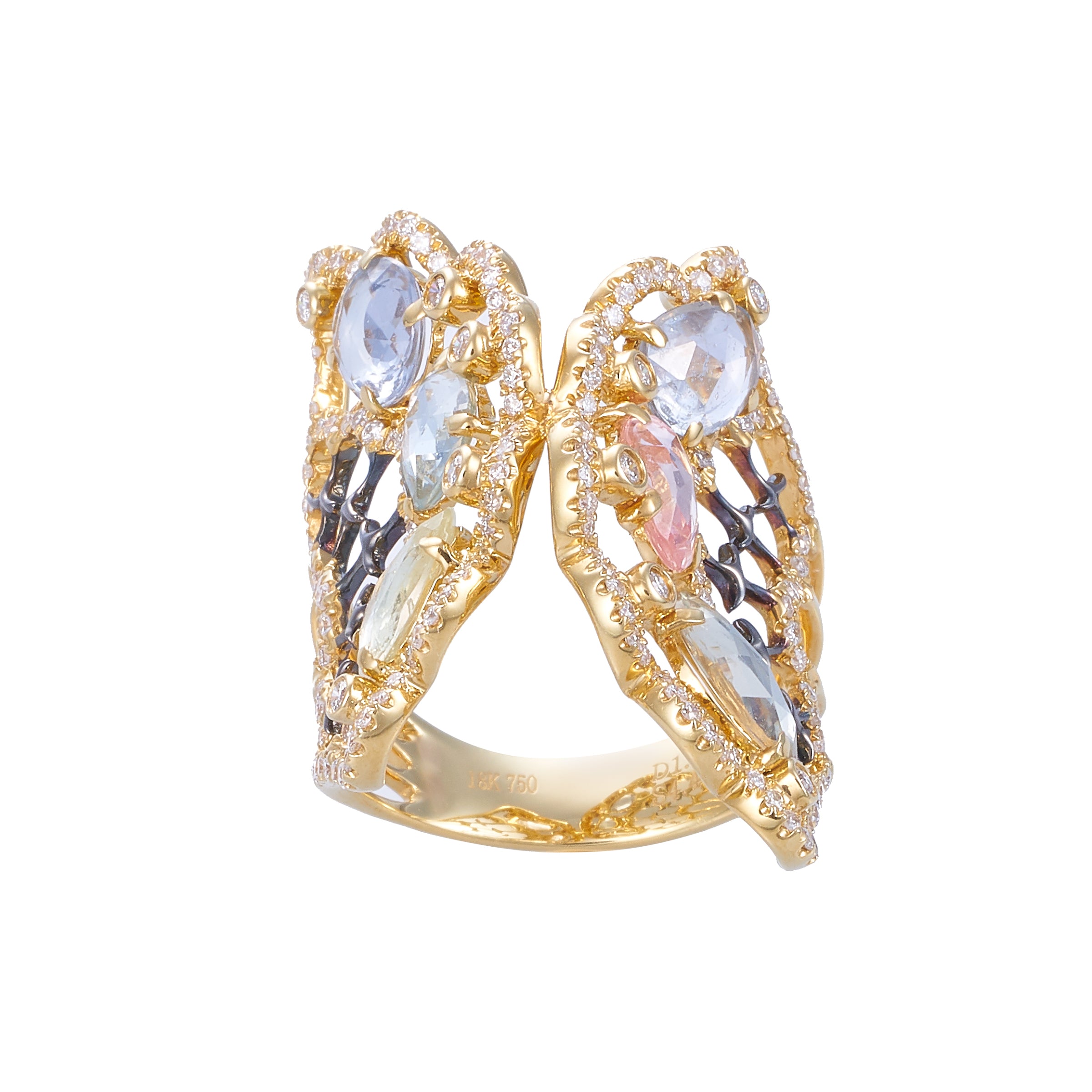 ALA RING WITH SAPPHIRES