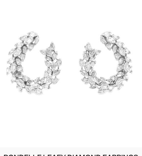 ARETES DE HOJITAS RONDEL BAGUETTES