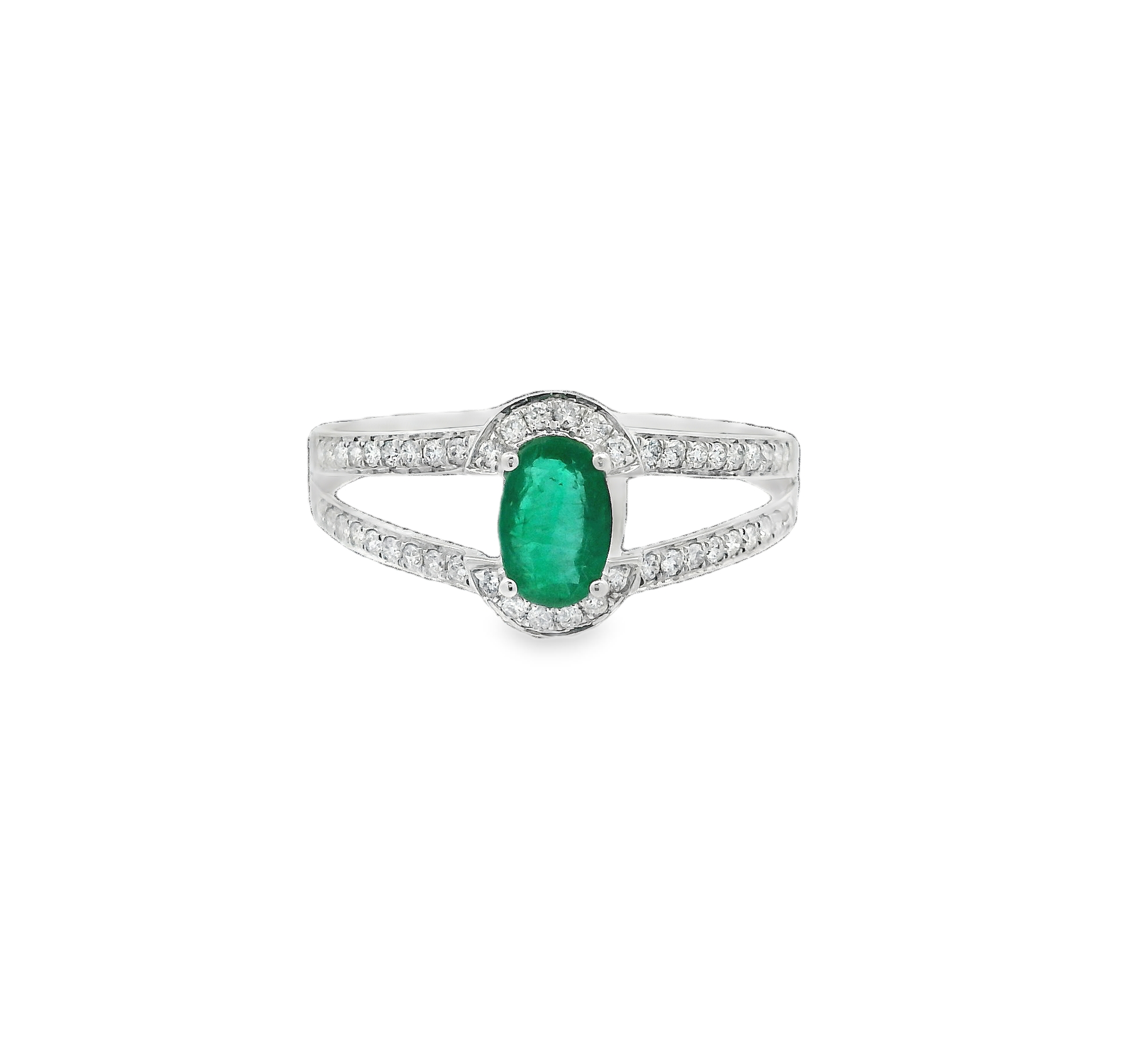 AURORA EMERALD RING